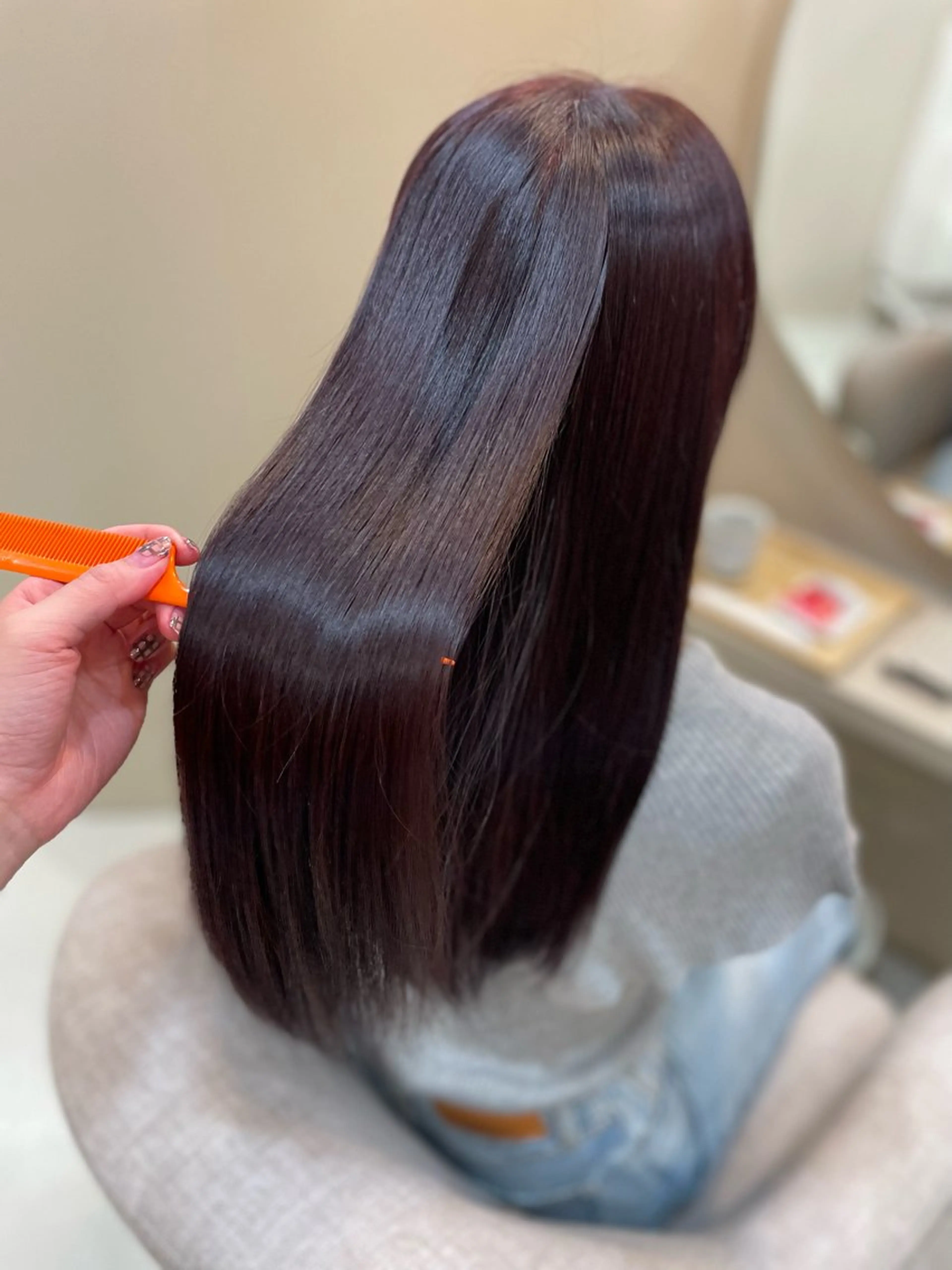 【人気No.2】カット＋カラー＋トリートメントバイカルテ6Step＋ヘッドスパ🦄✨の写真