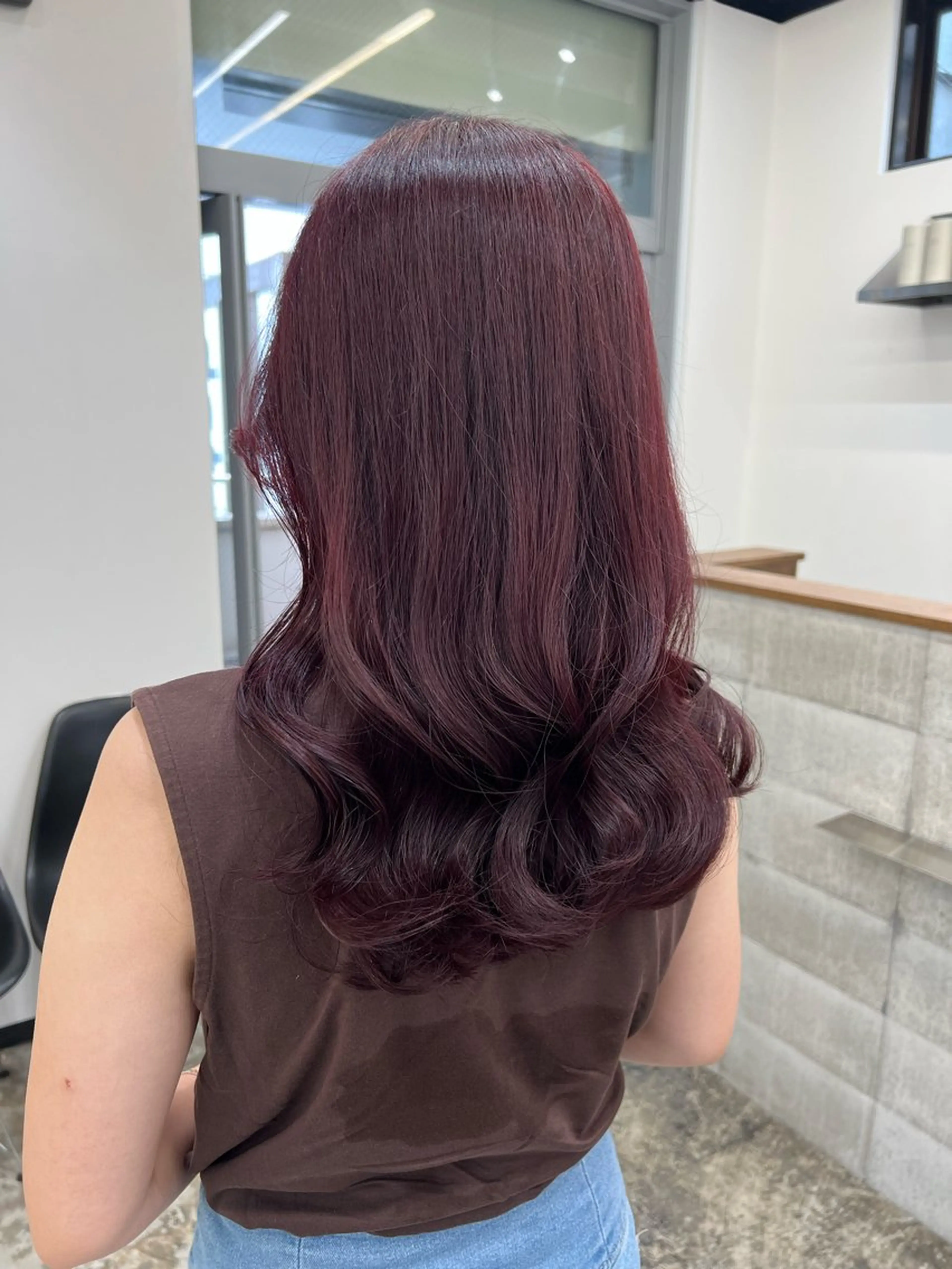 ロング カラー ヘアカラー ハイトーン/ウルフ/ ボブ/増田のヘアスタイル