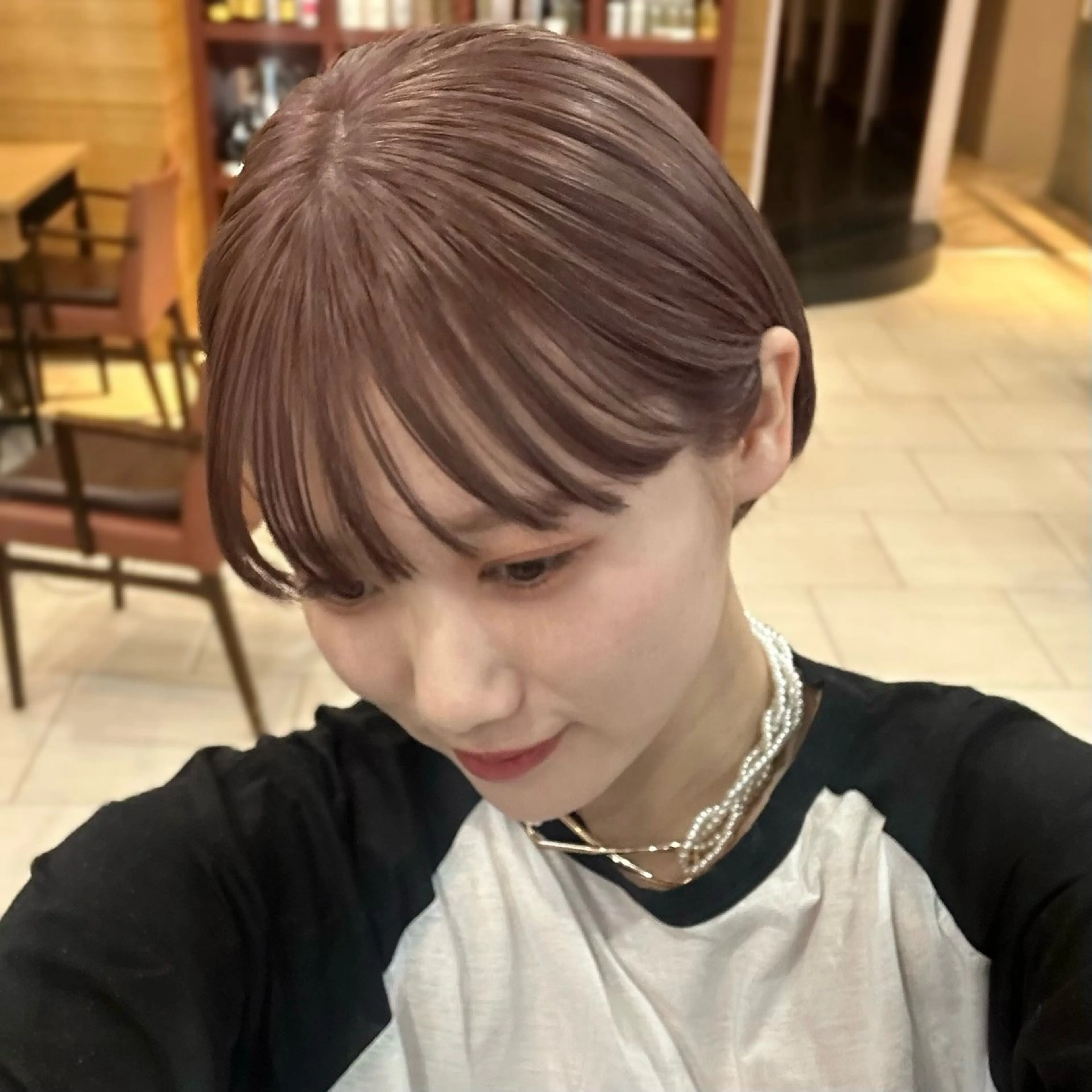 ショート カラー 🐢ダブルカラー🐢 透明感/このかのヘアスタイル