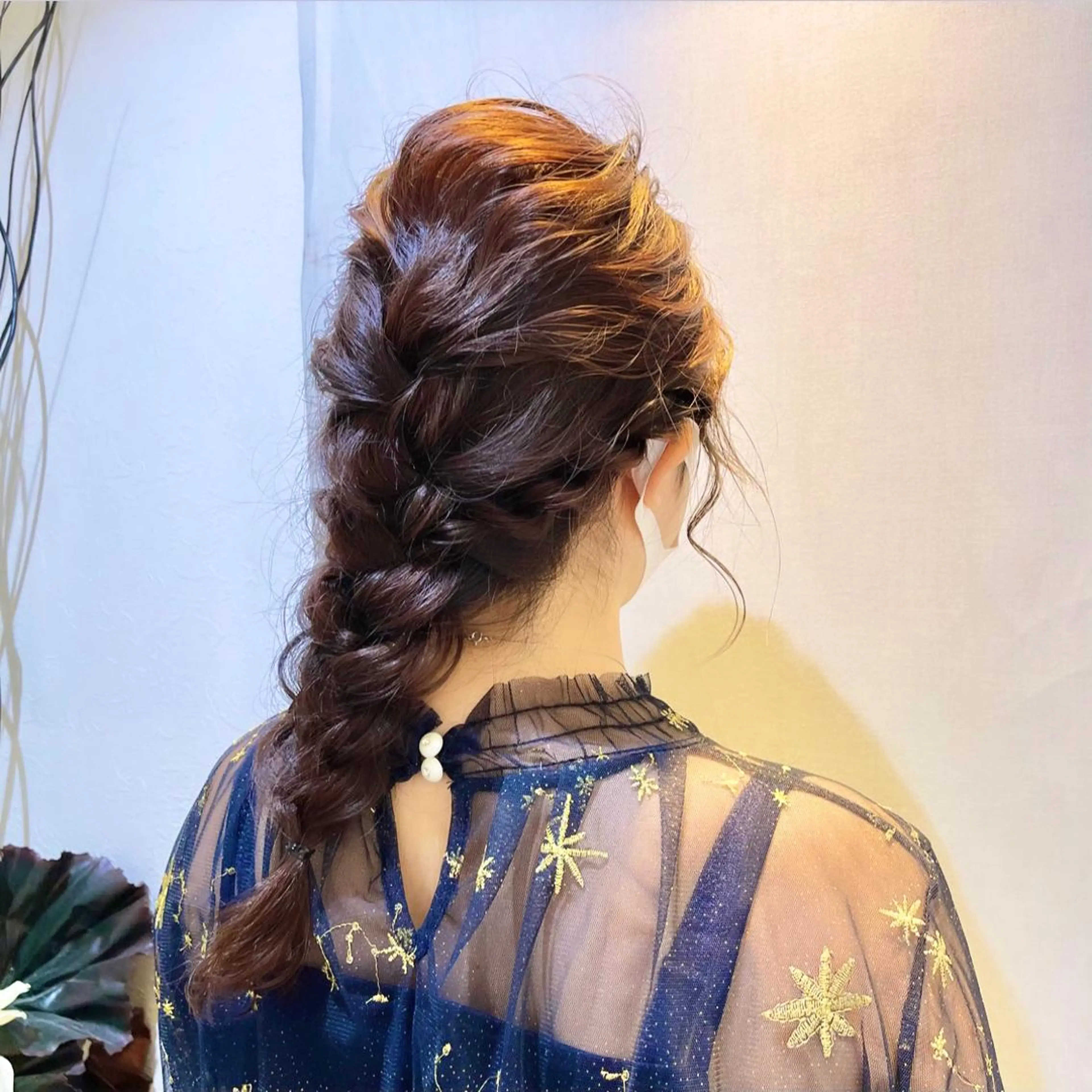 セミロング ヘアアレンジ ラシェンテ居留地所属・鶴﨑 美優亜のヘアスタイル