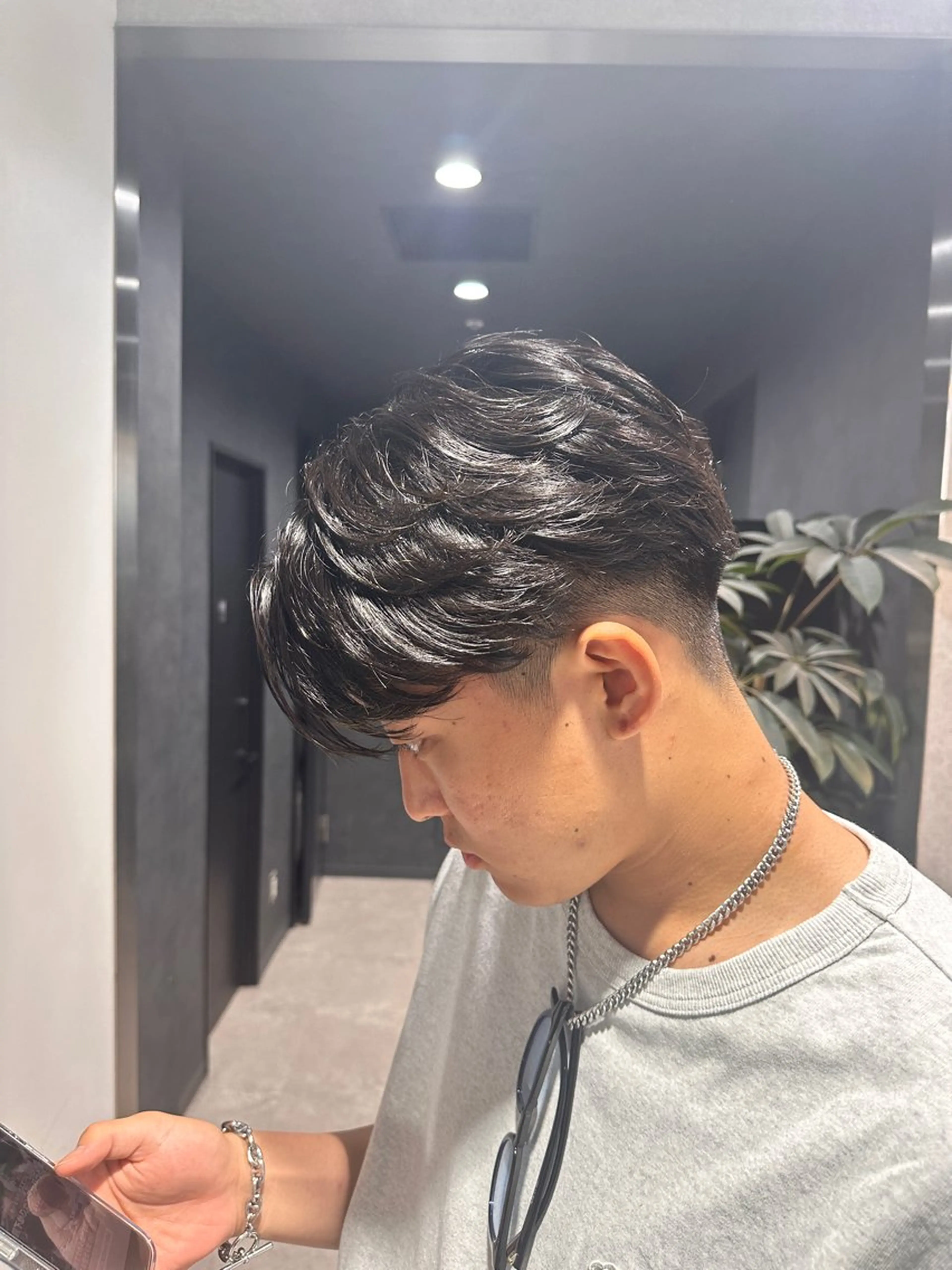 ショート パーマ メンズ 【メンズサロン】 BLUCK 横浜のヘアスタイル