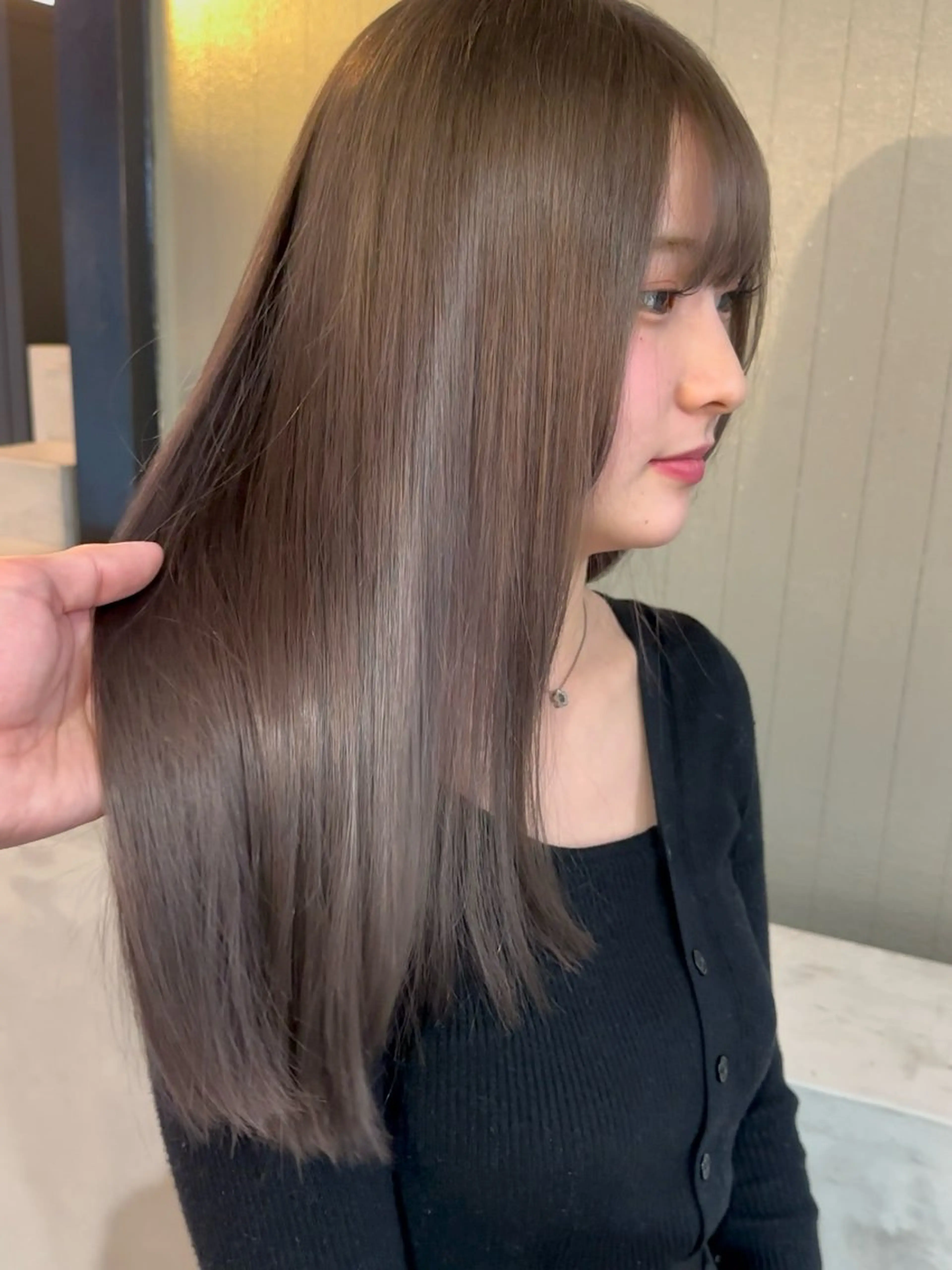 セミロング カラー カット ヘアカラー _WHITE並木店 喜多村天斗のヘアスタイル