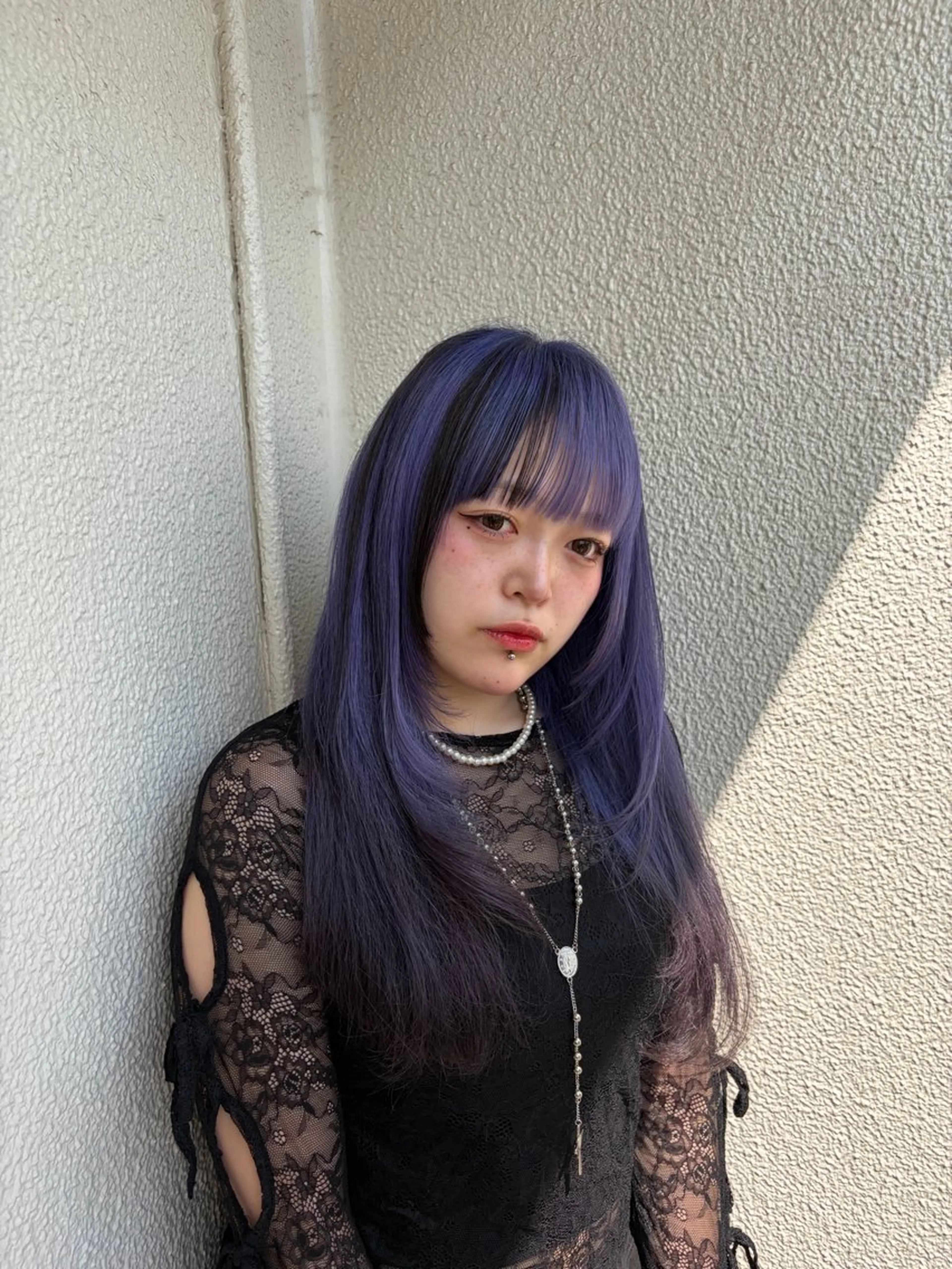 ロング カラー デザインカラー ヘアカラー トリートメント 透明感/髪質改善/ コユキ🌼.*のヘアスタイル