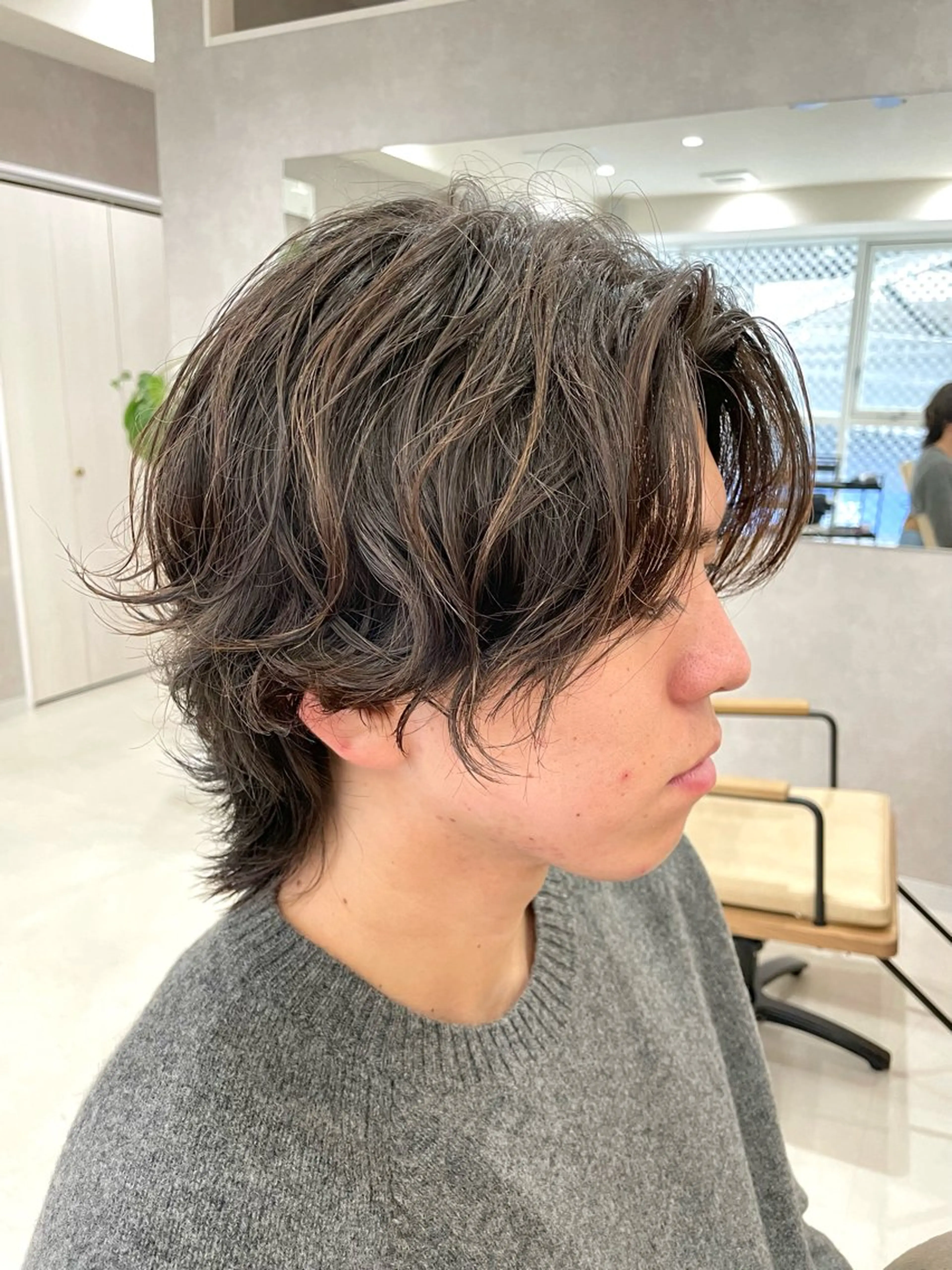 ミディアム カラー パーマ メンズ 【東北メンズヘア1 位受賞🥇】本間祐太のヘアスタイル