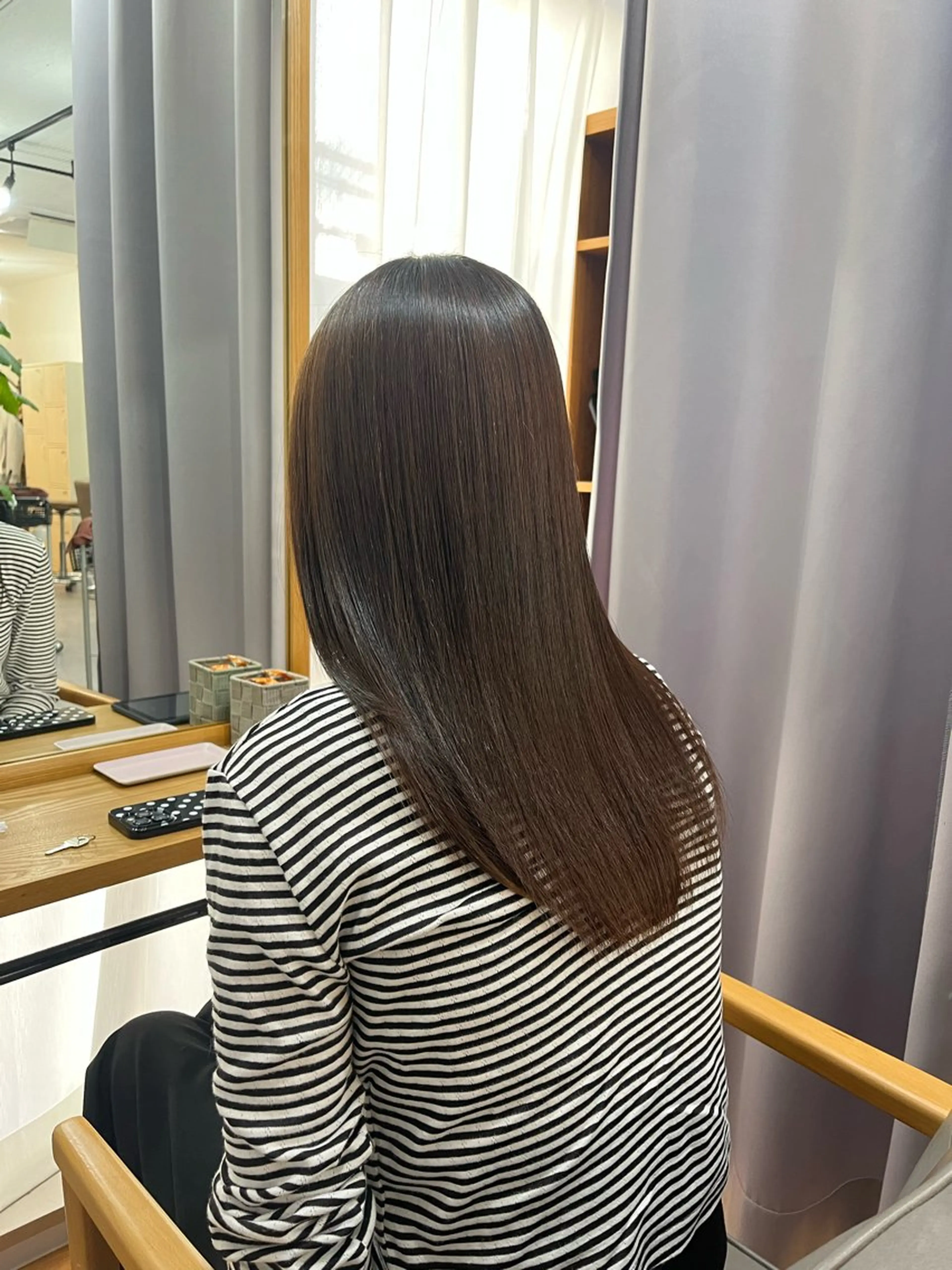 セミロング セミロングパーマ アスカ 🌟のヘアスタイル