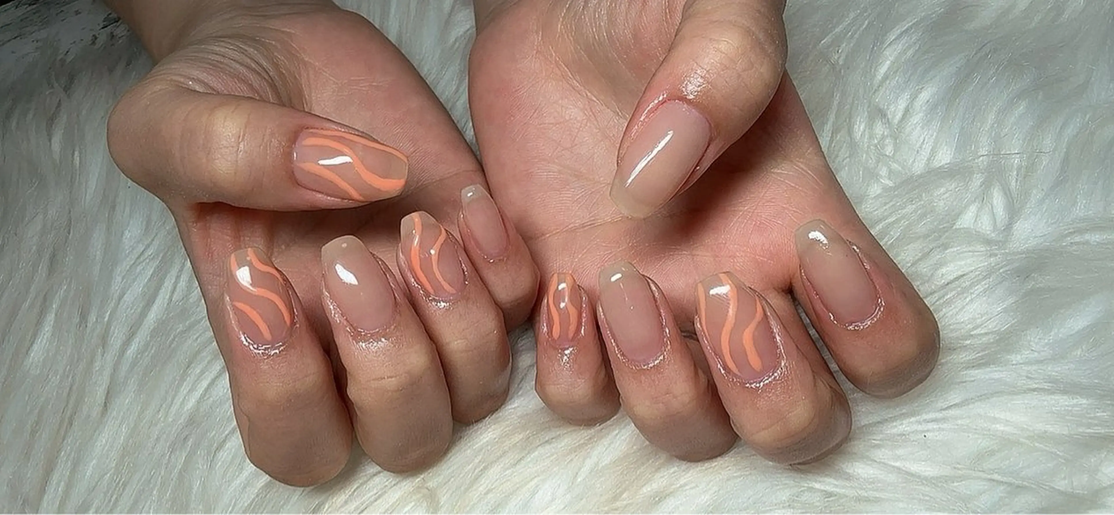 ネイル ニュアンスネイル ハンドネイル Ruana Nailのネイルデザイン