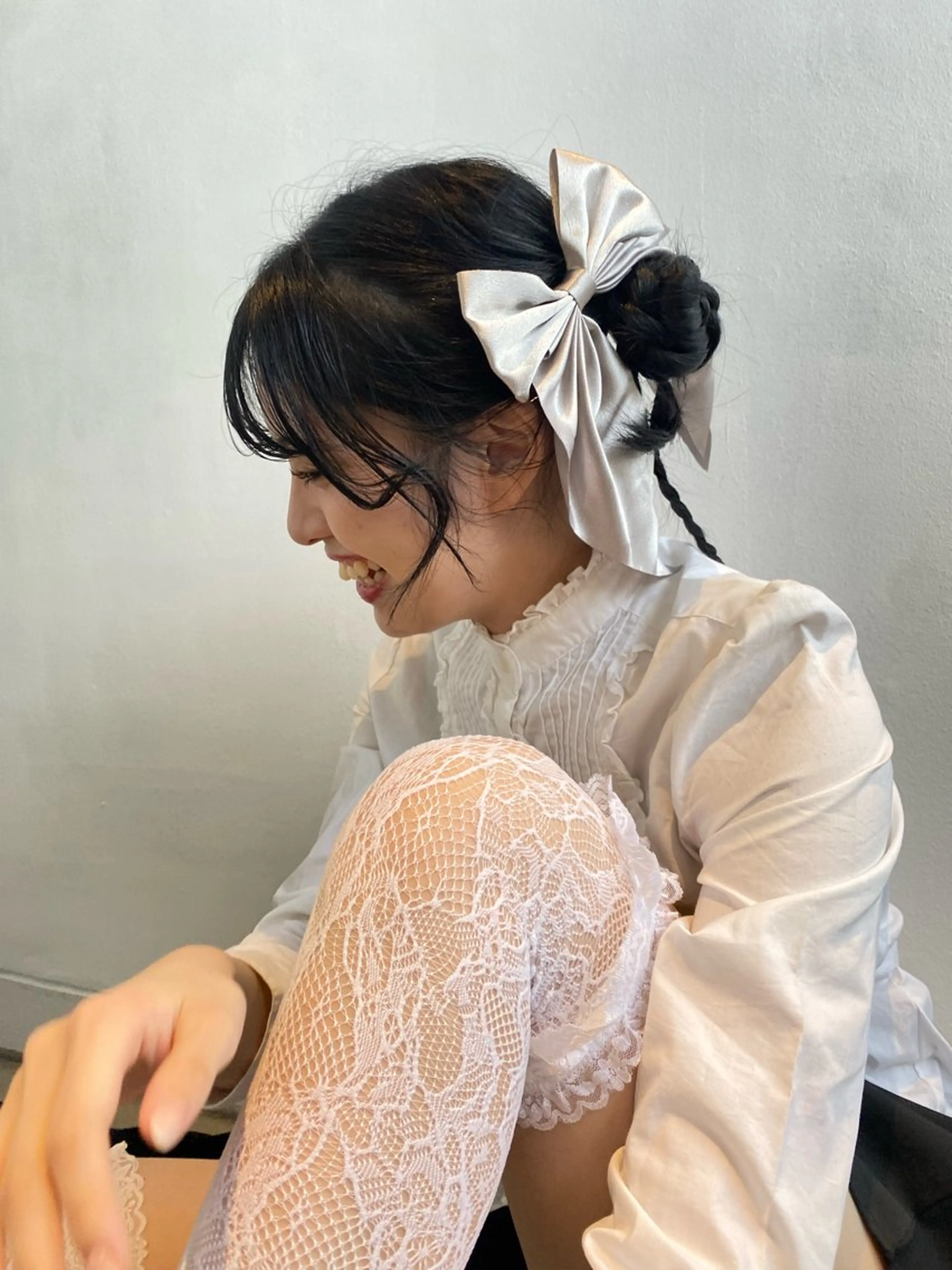 ロング レイヤーカット/ ダブルカラーサクライのヘアスタイル