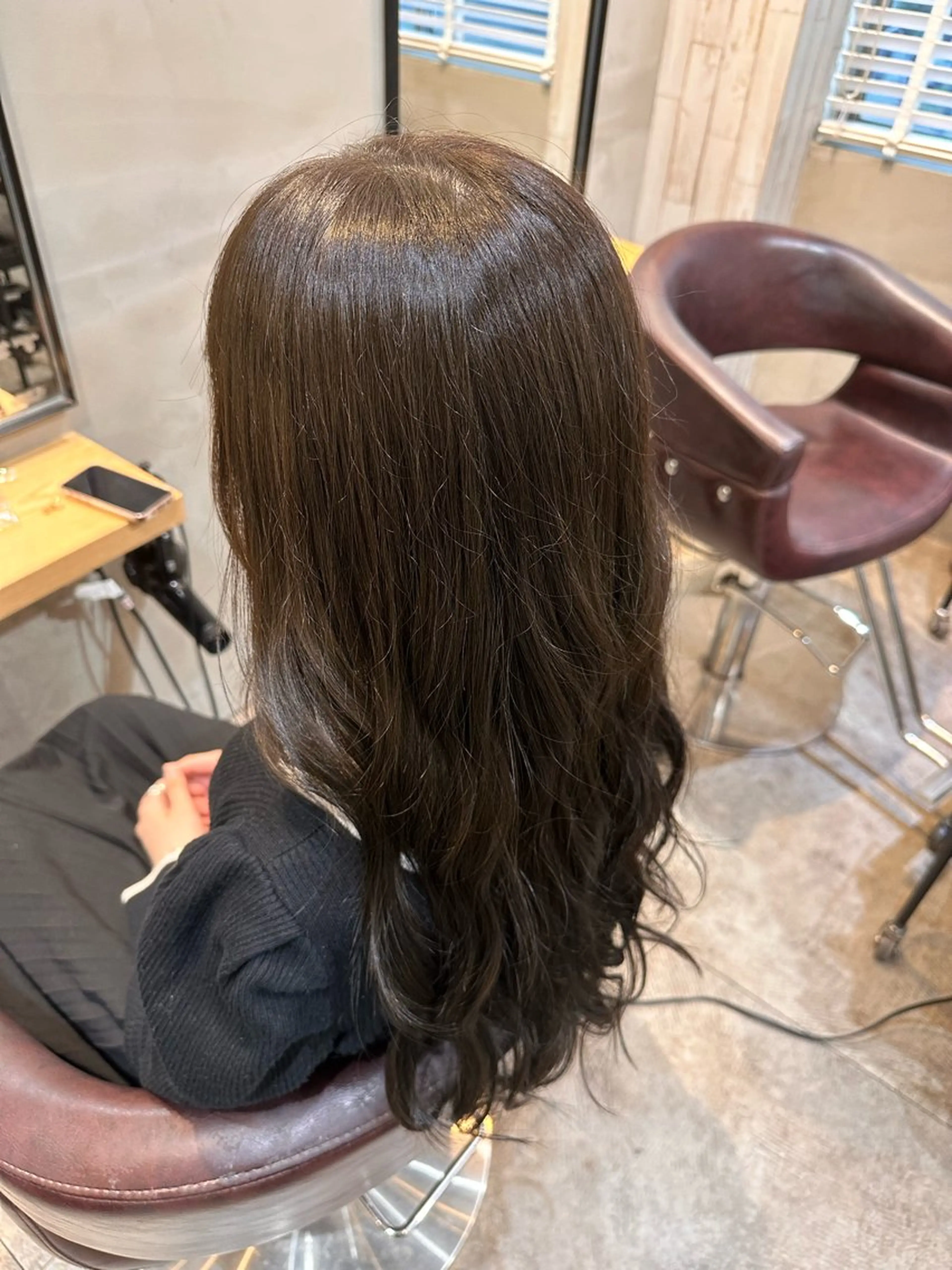 ロング カラー ベージュカラー オリーブベージュ amie池袋【アミ】 Karin...のヘアスタイル