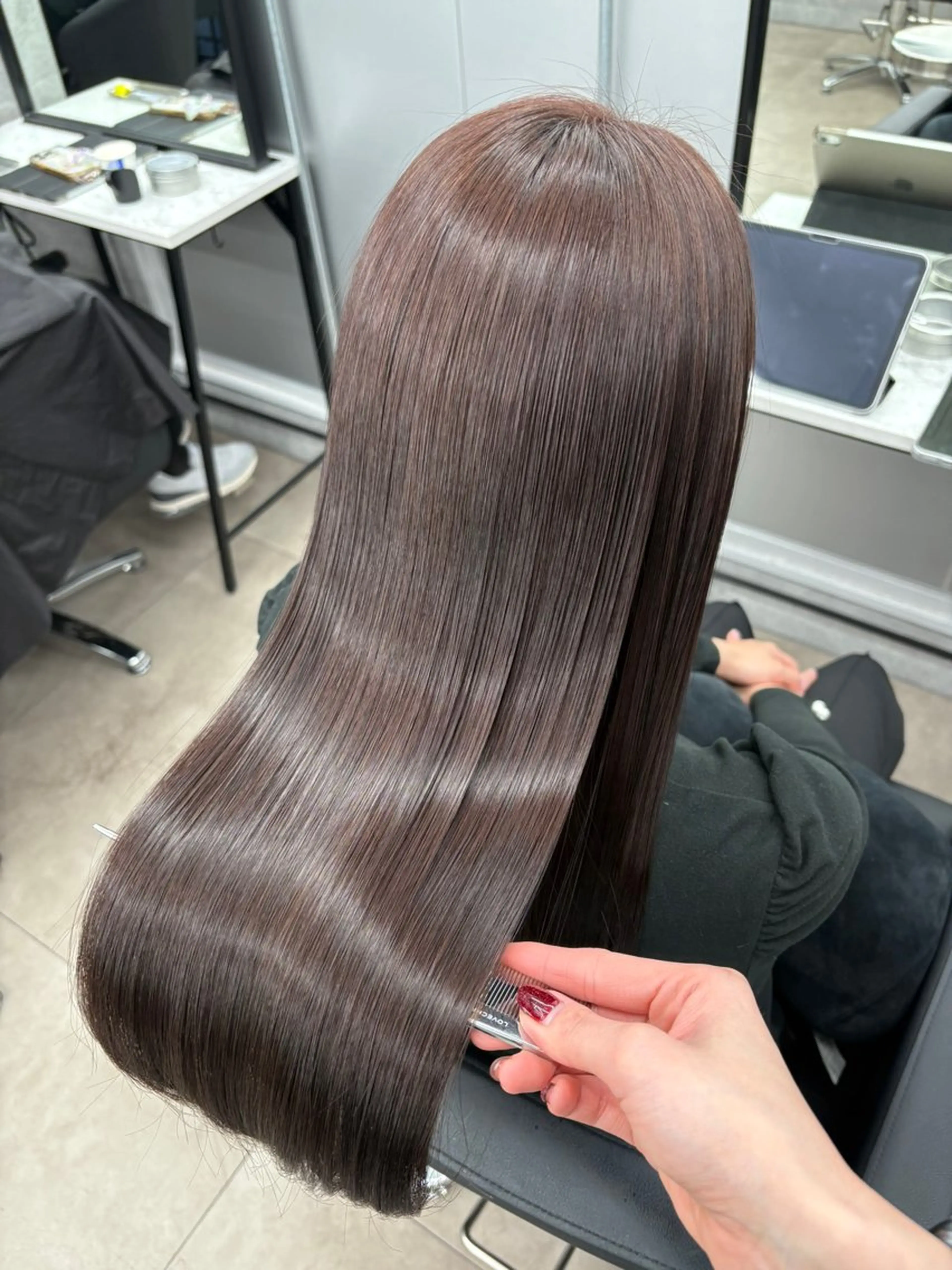 ロング カラー 髪質改善/ﾚｲﾔｰ ｶｯﾄ/店長/原島のヘアスタイル