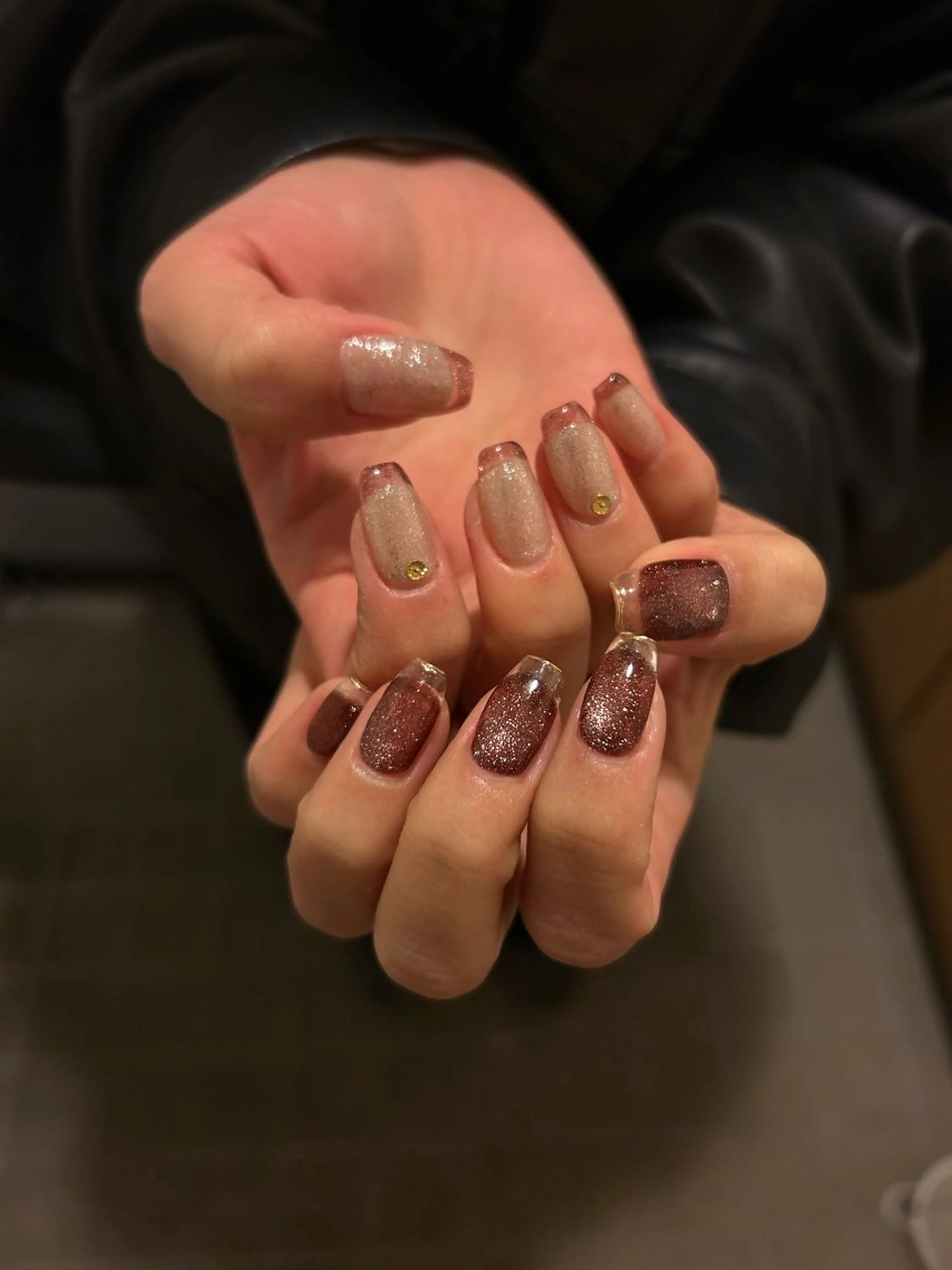 ネイル クリアネイル フレンチネイル ハンドネイル Aimer Ciel エメシエル大宮ネイルのネイルデザイン