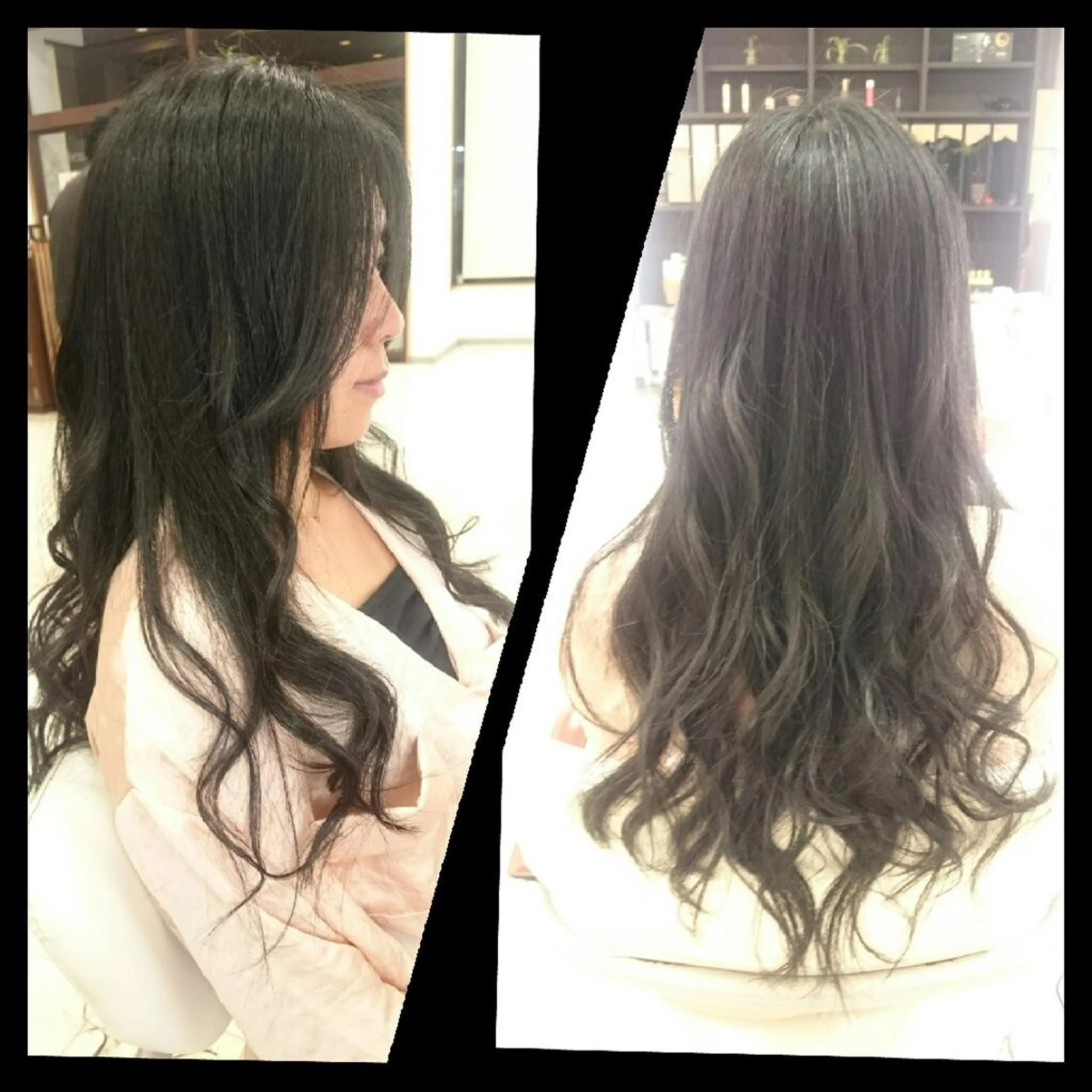 ロング ロング キンジョウ エナミのヘアスタイル