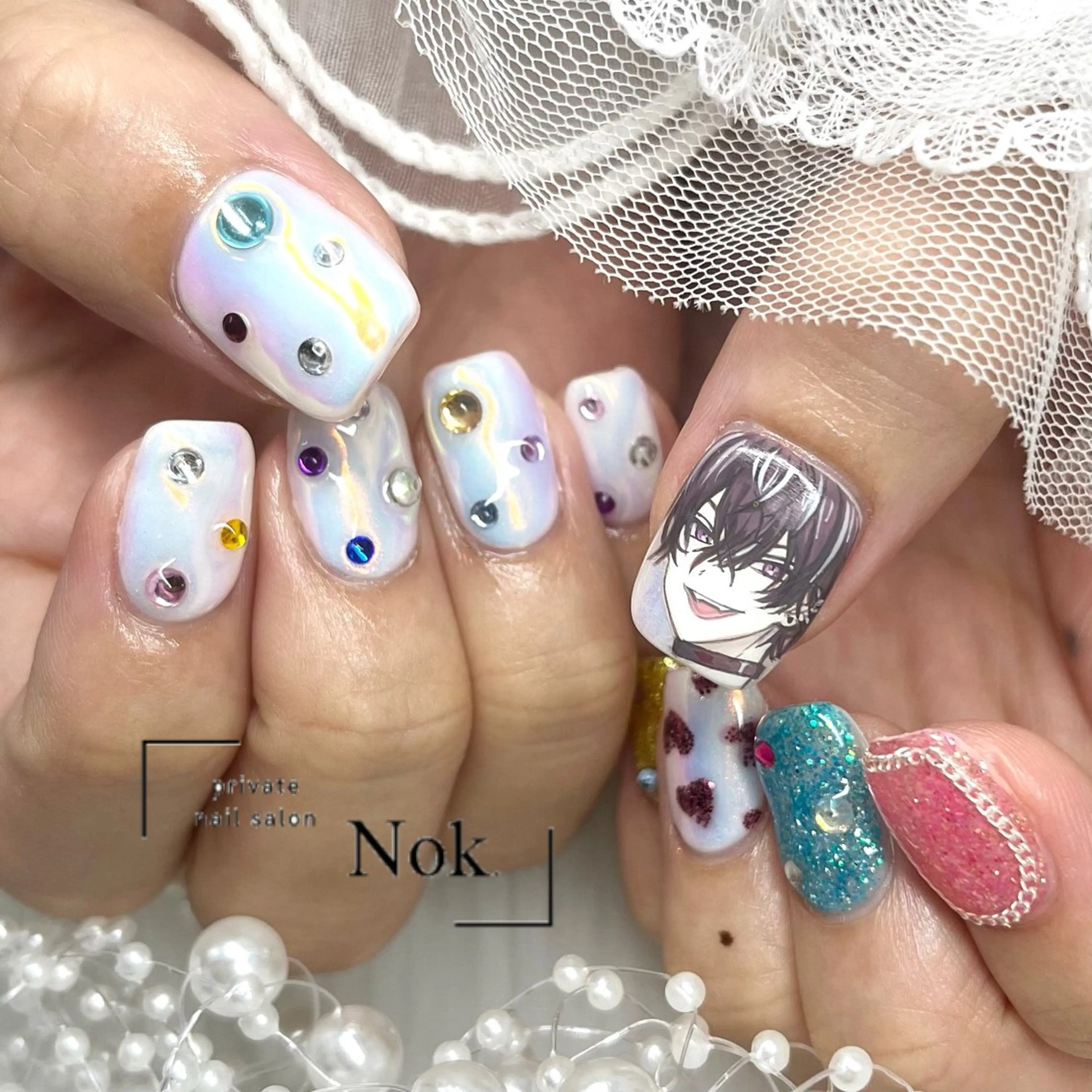 ネイル ハンドネイル 池袋痛ネイル Nok. 渡辺のネイルデザイン