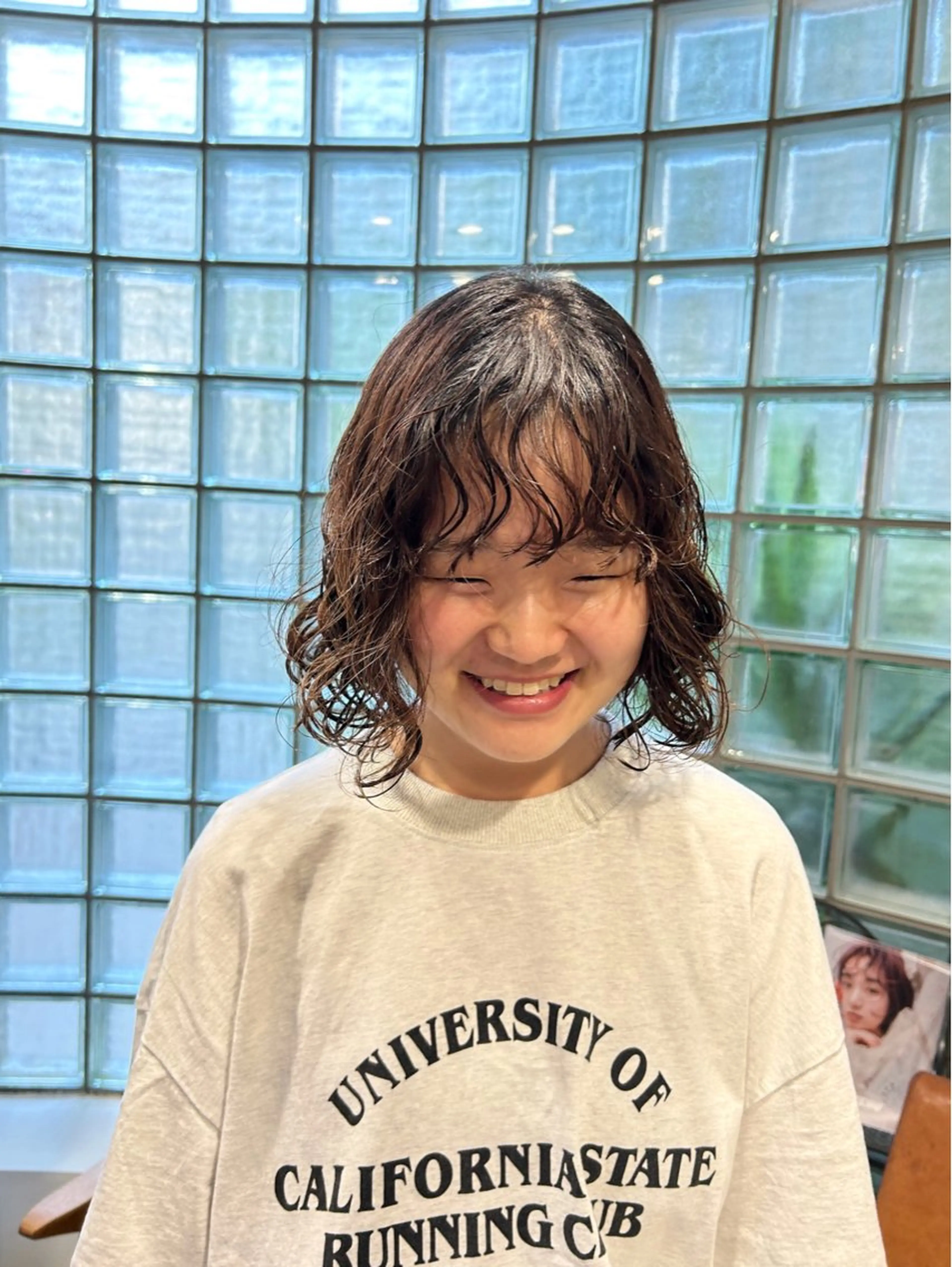 ショート パーマ ボブ パーマ nana/ボブ/ レイヤー/梅田のヘアスタイル