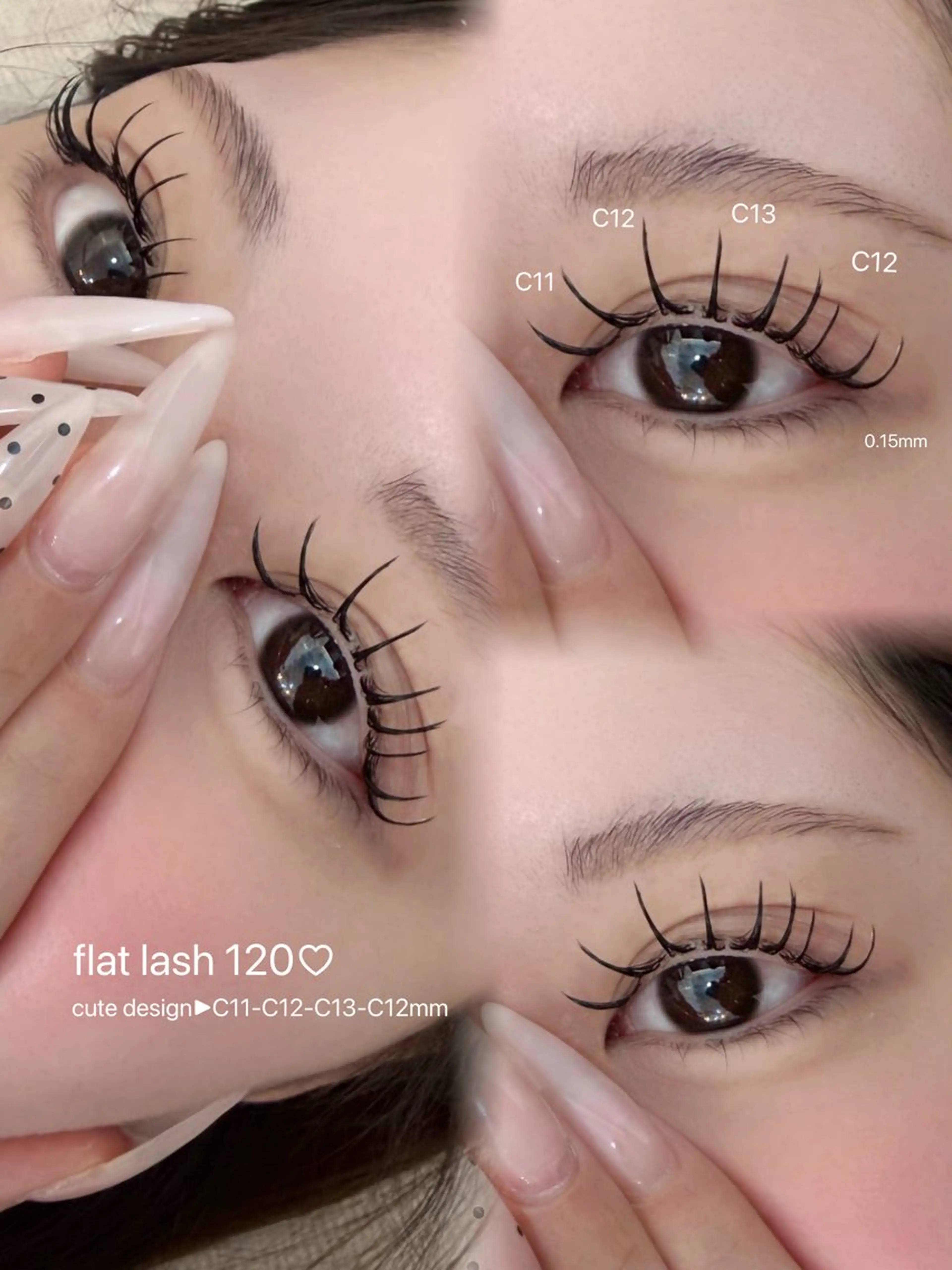 マツエク・マツパ kaede 🐹のマツエク・マツパデザイン