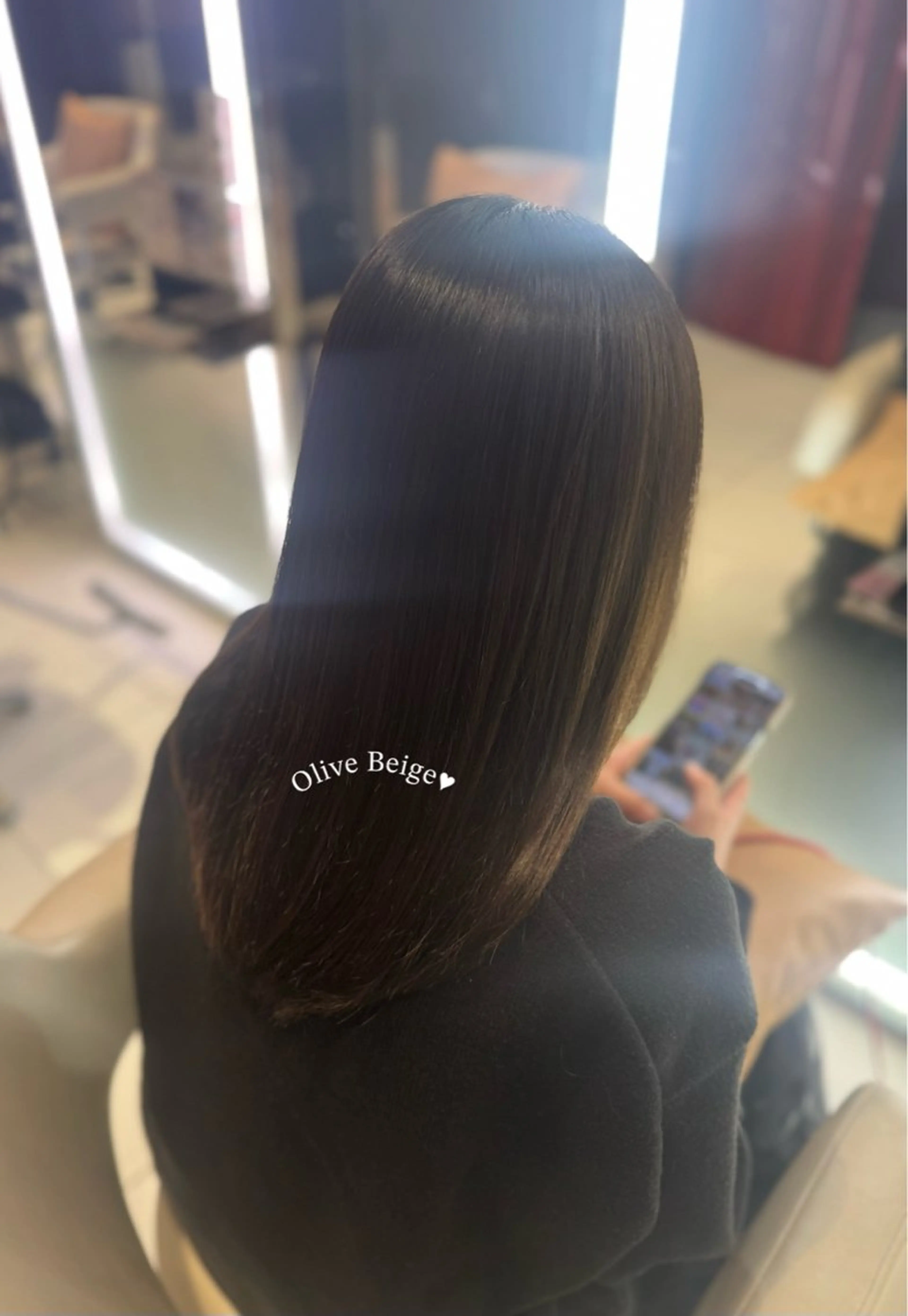 セミロング カラー 🤍たむら みなみ 銀座🤍のヘアスタイル