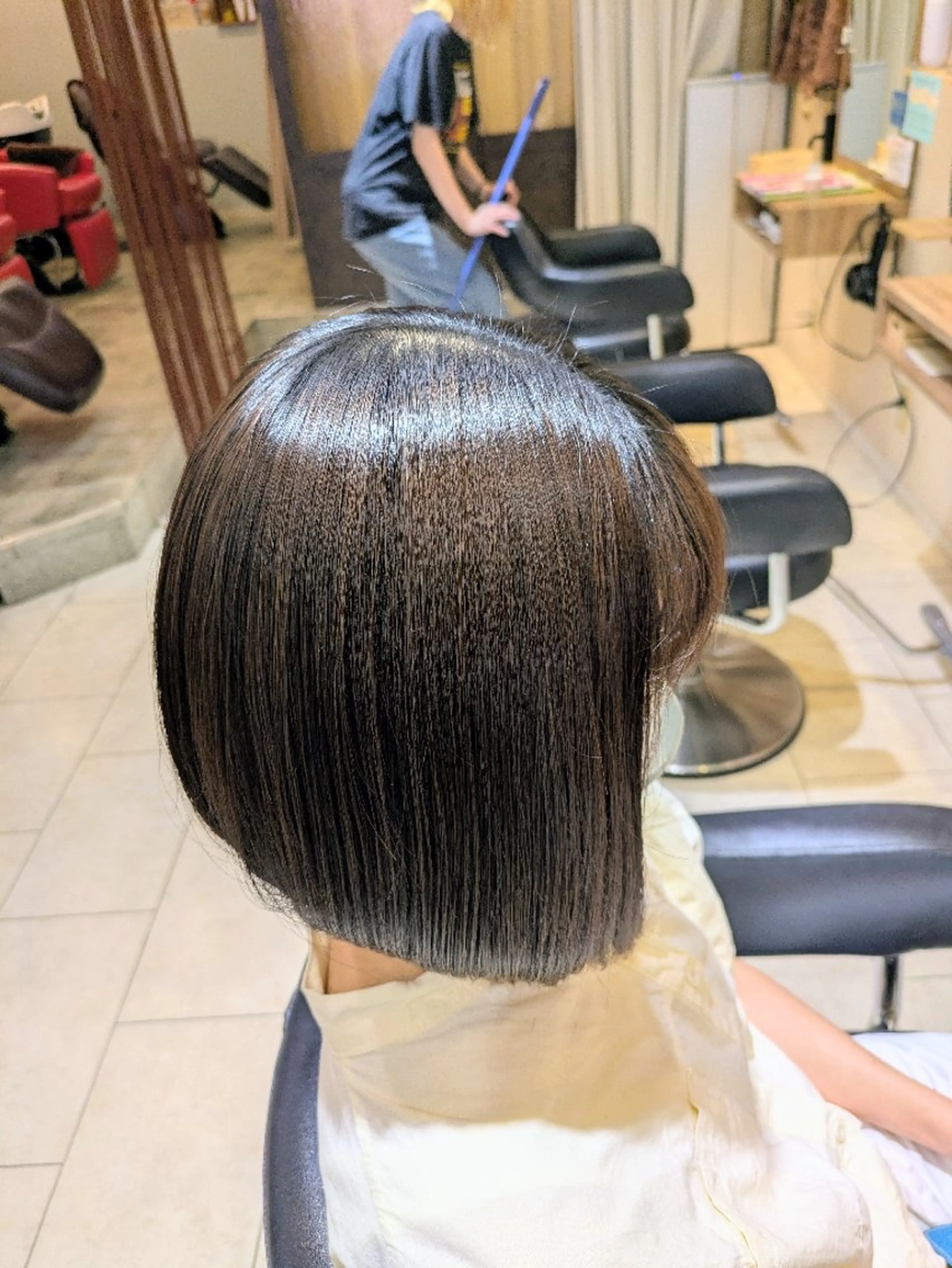 ミディアム ボブ 塚原 友紀子のヘアスタイル