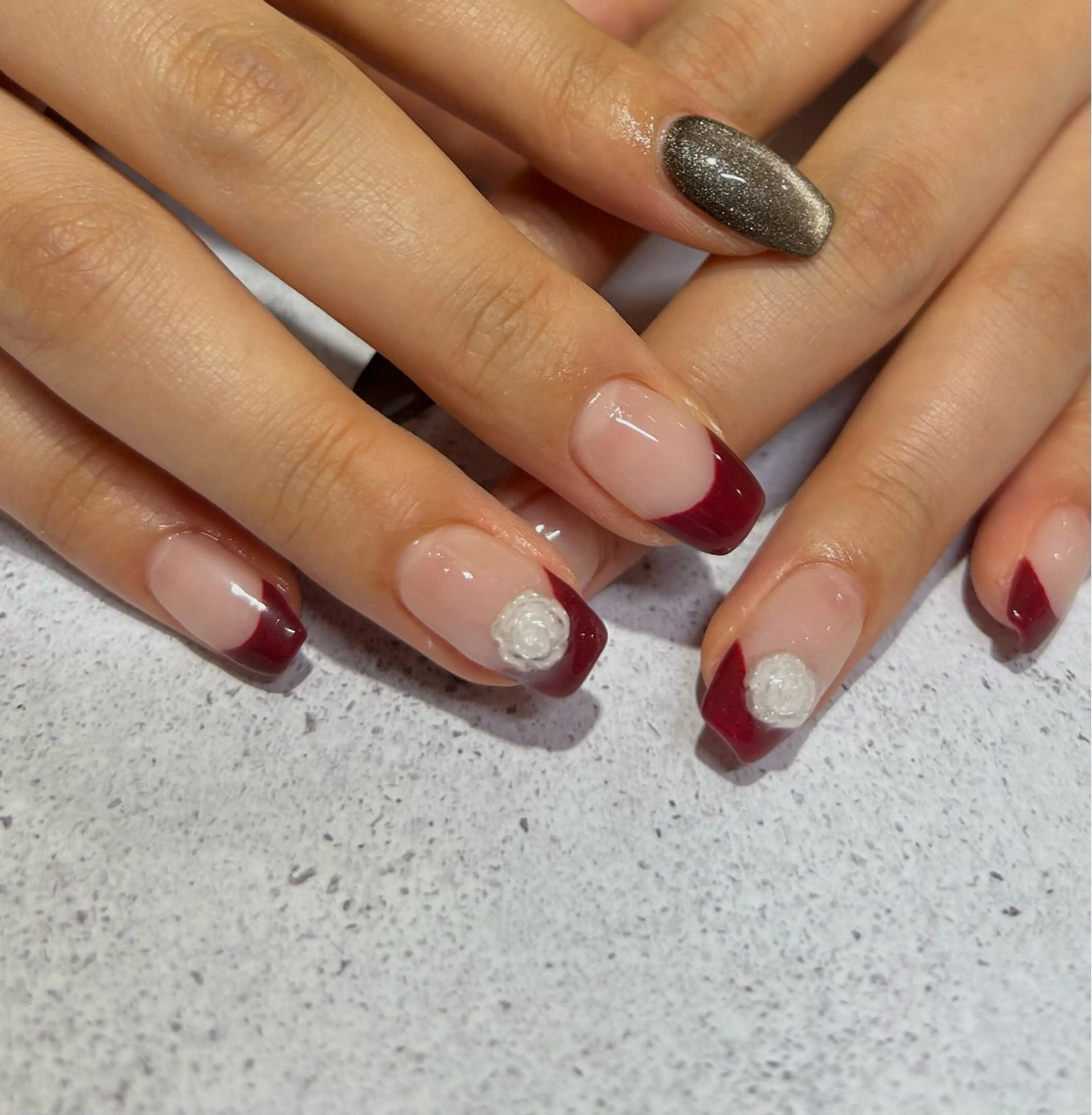 ネイル マグネットネイル ハンドネイル 福田 麻耶のネイルデザイン