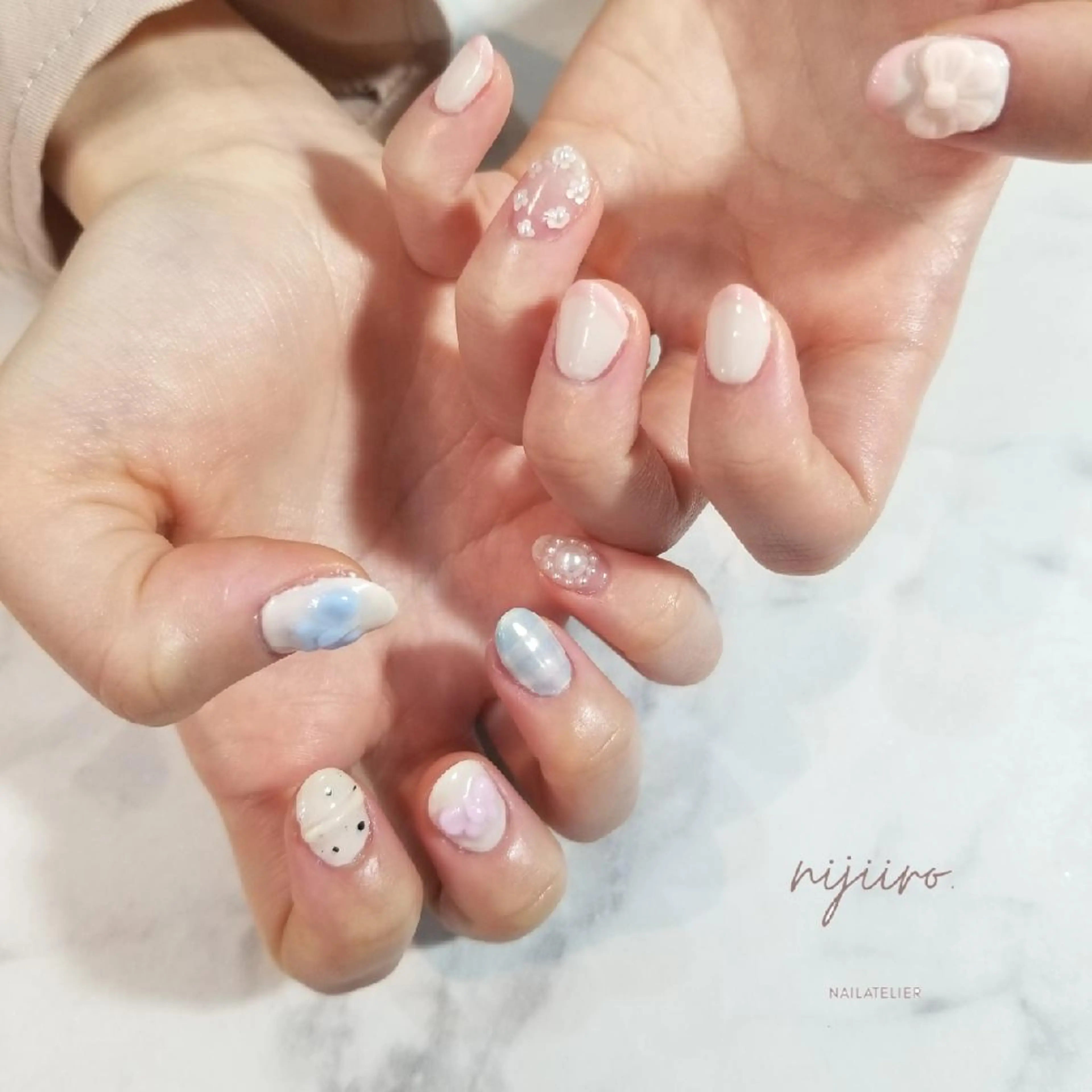 ネイル ハンドネイル nijiiro🌈 サトウのネイルデザイン
