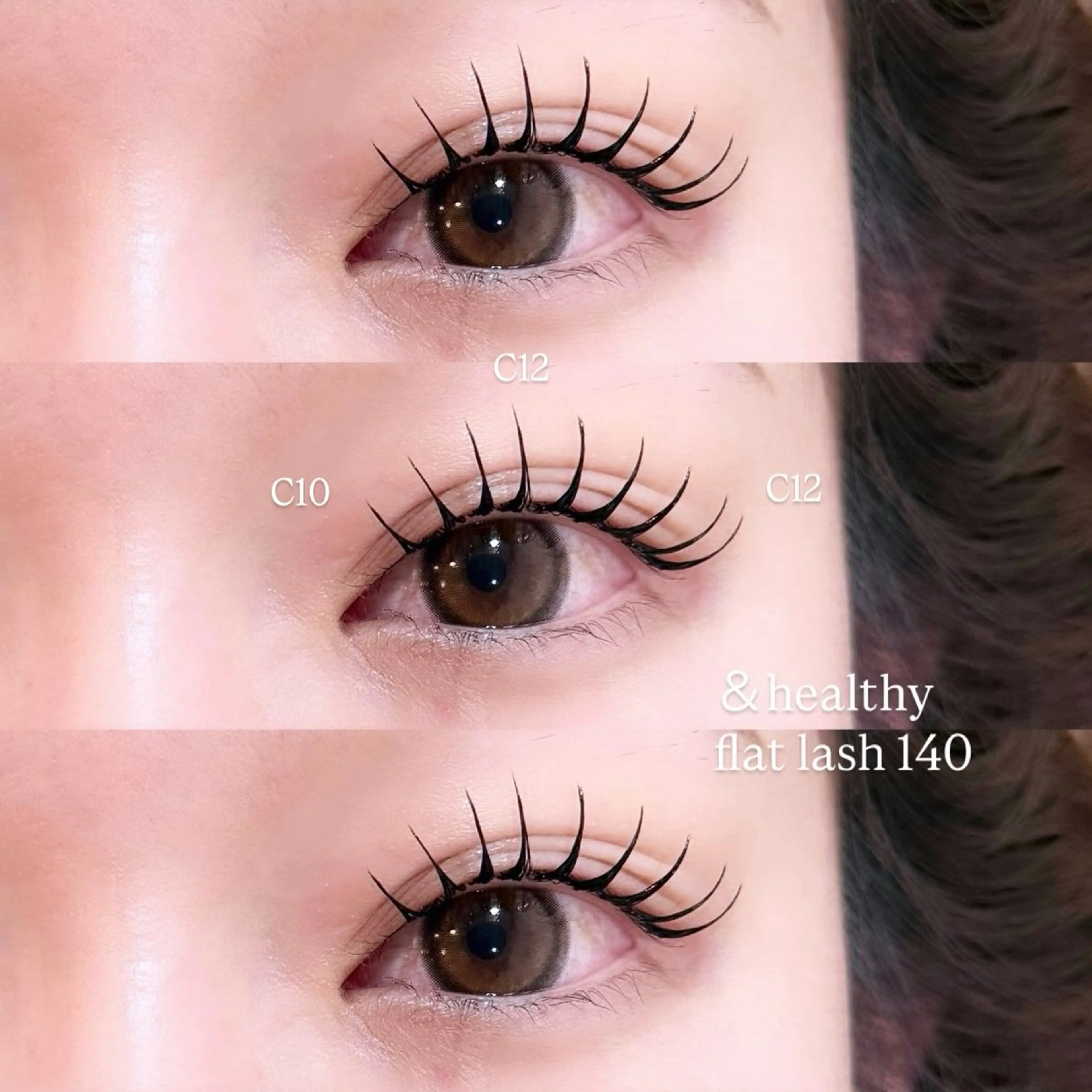 マツエク・マツパ フラットラッシュ マツエク 千島 里歩のマツエク・マツパデザイン