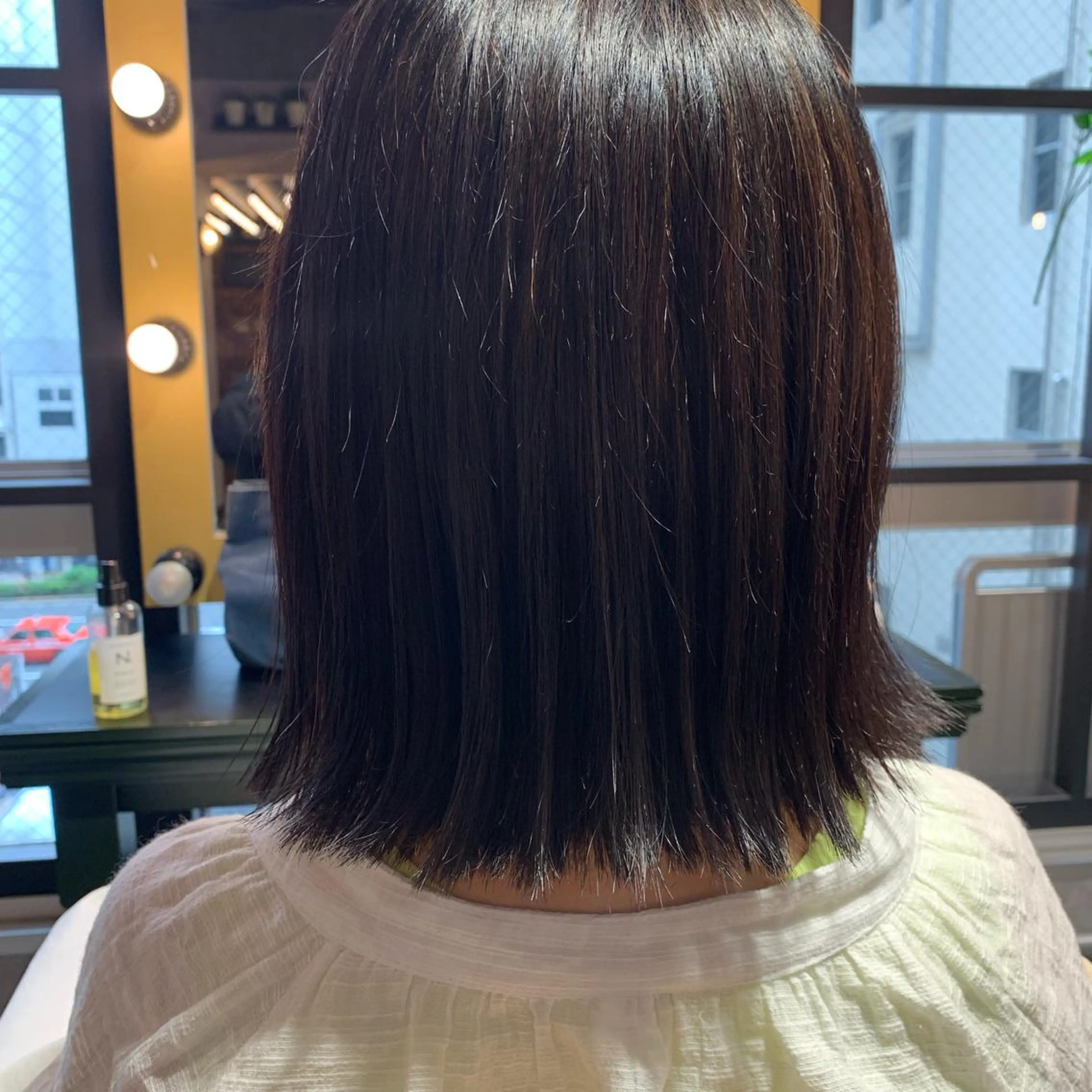 ショート カット ヘアカラー トリートメント 縮毛/ショート/ ボブ/レイヤー/小原のヘアスタイル