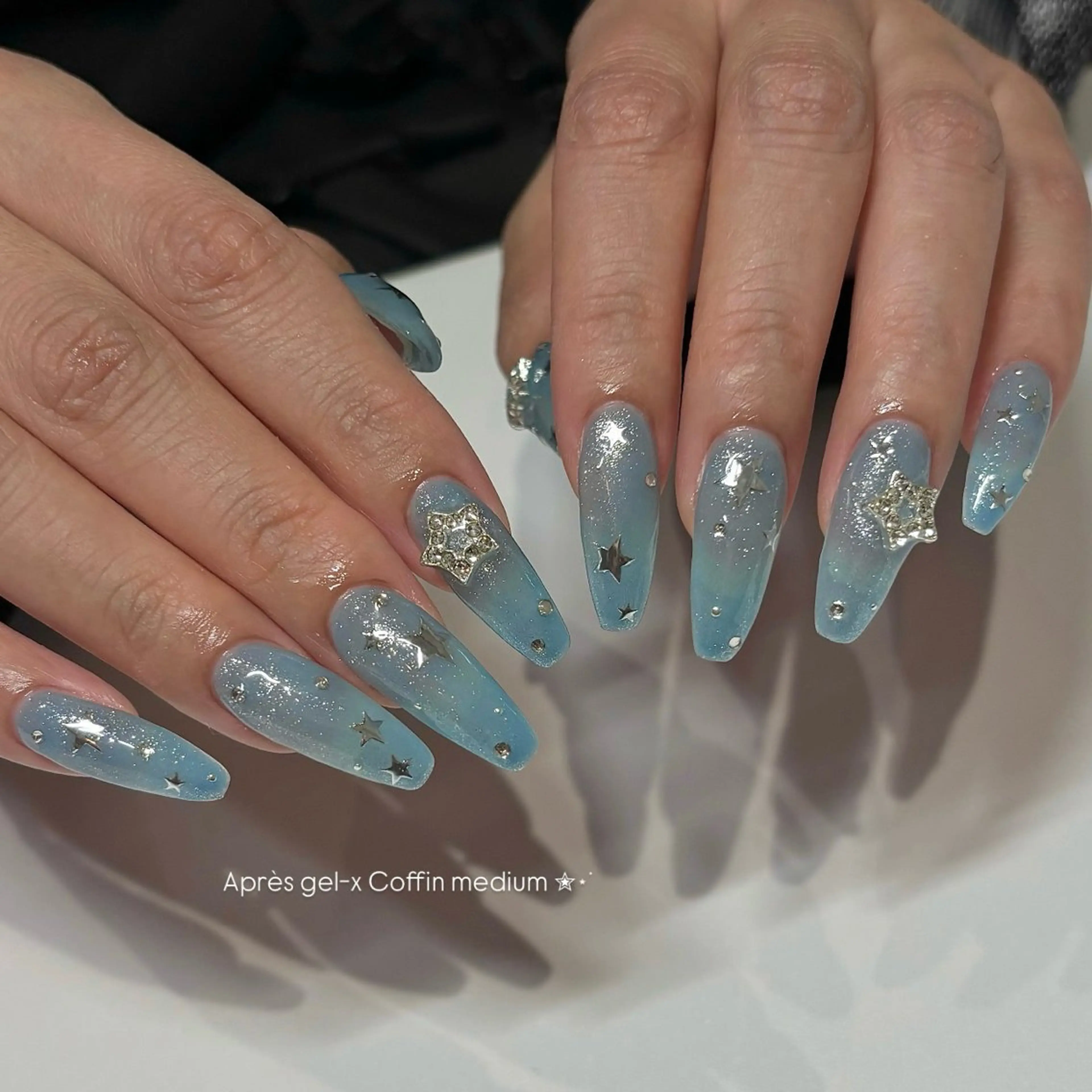 🍰期間限定🍰Après Gel-X10本長さ出し シンプルアート(オフあり)の写真