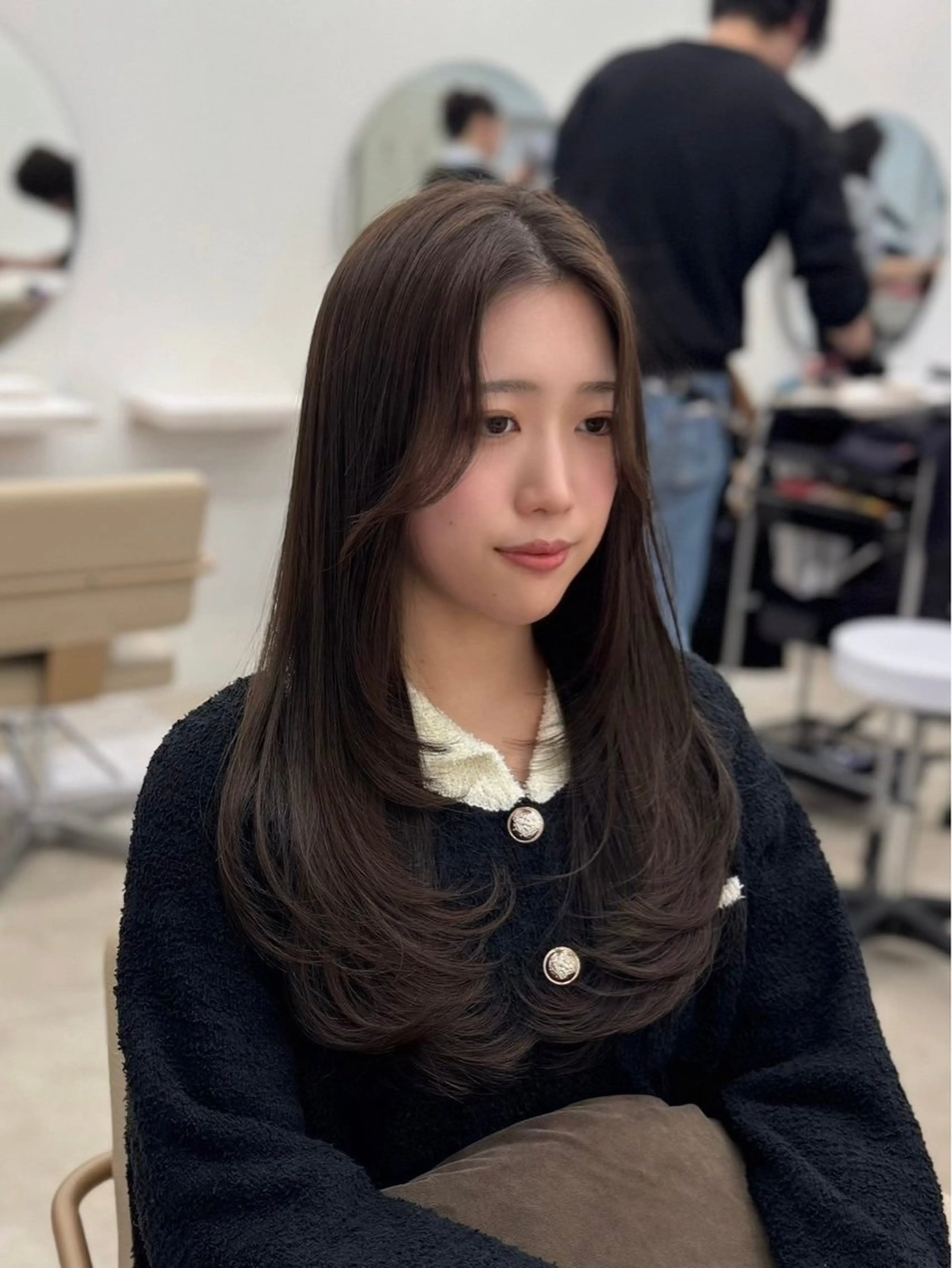 【🇰🇷韓国🇰🇷】レイヤーカット+シャンプーの写真