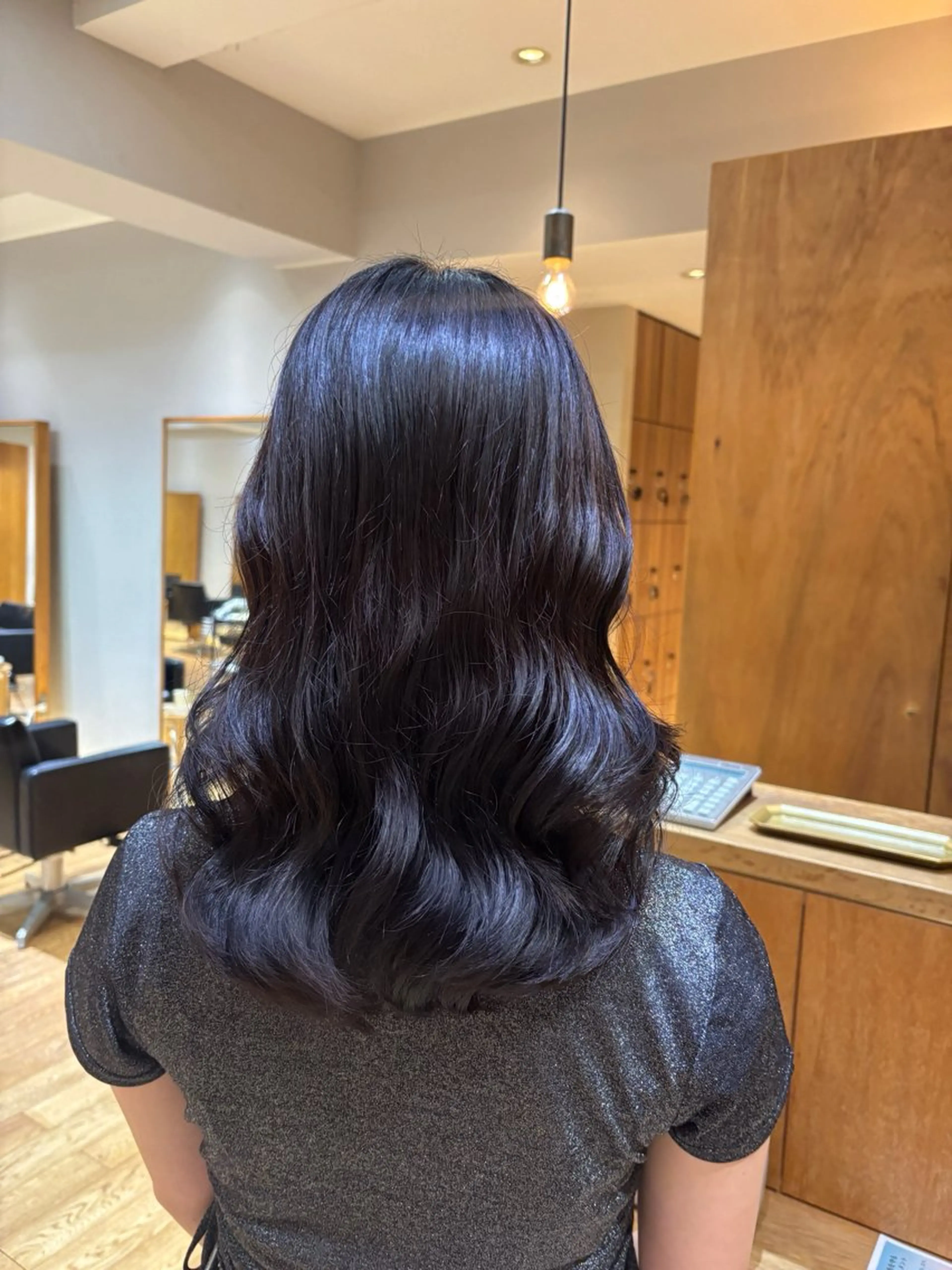 ミディアム パーマ パーマ 韓国風パーマ/ オリーブ🇰🇷あゆのヘアスタイル