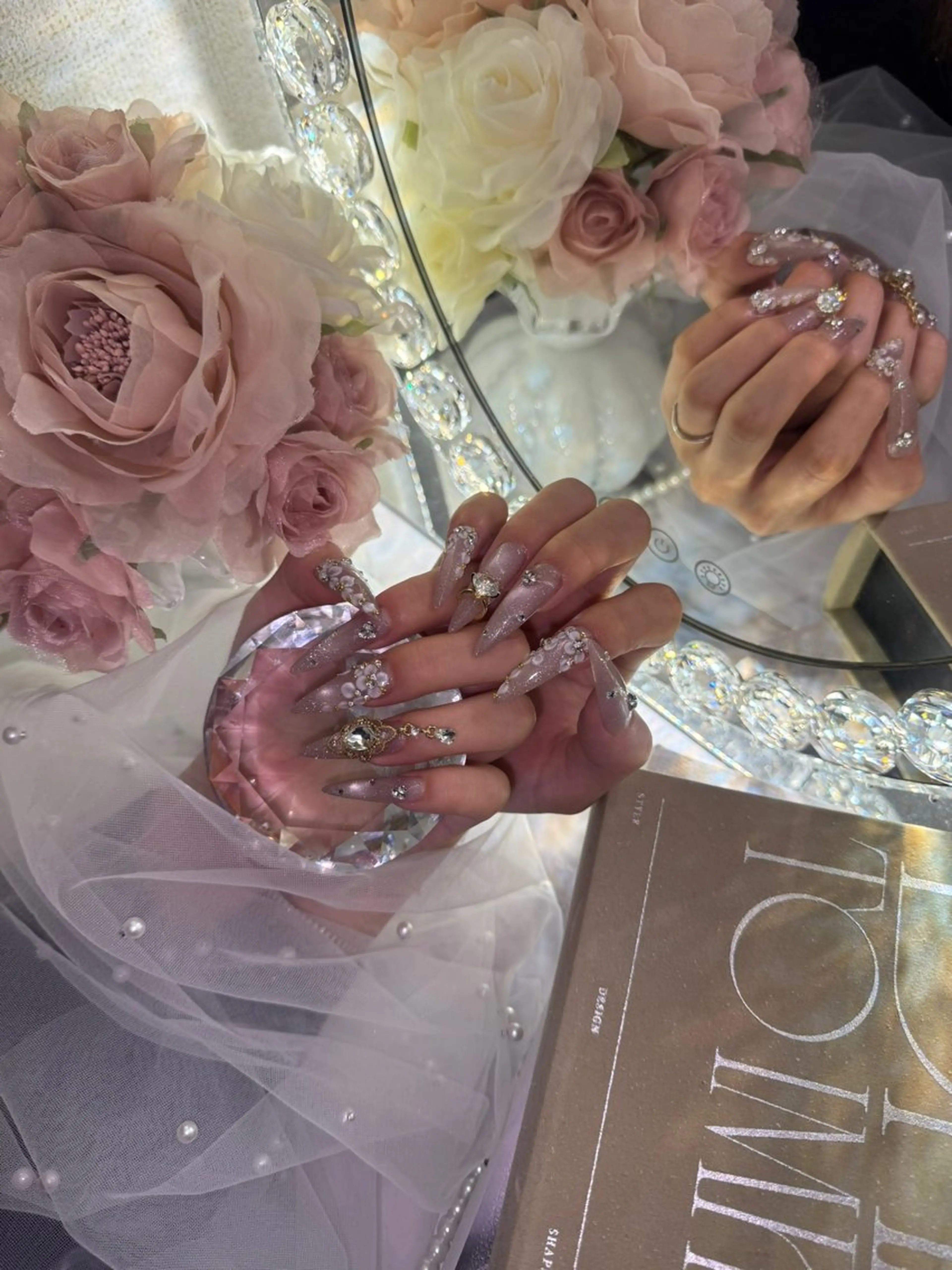 「L」チップ長さだし+フリーデザインの写真