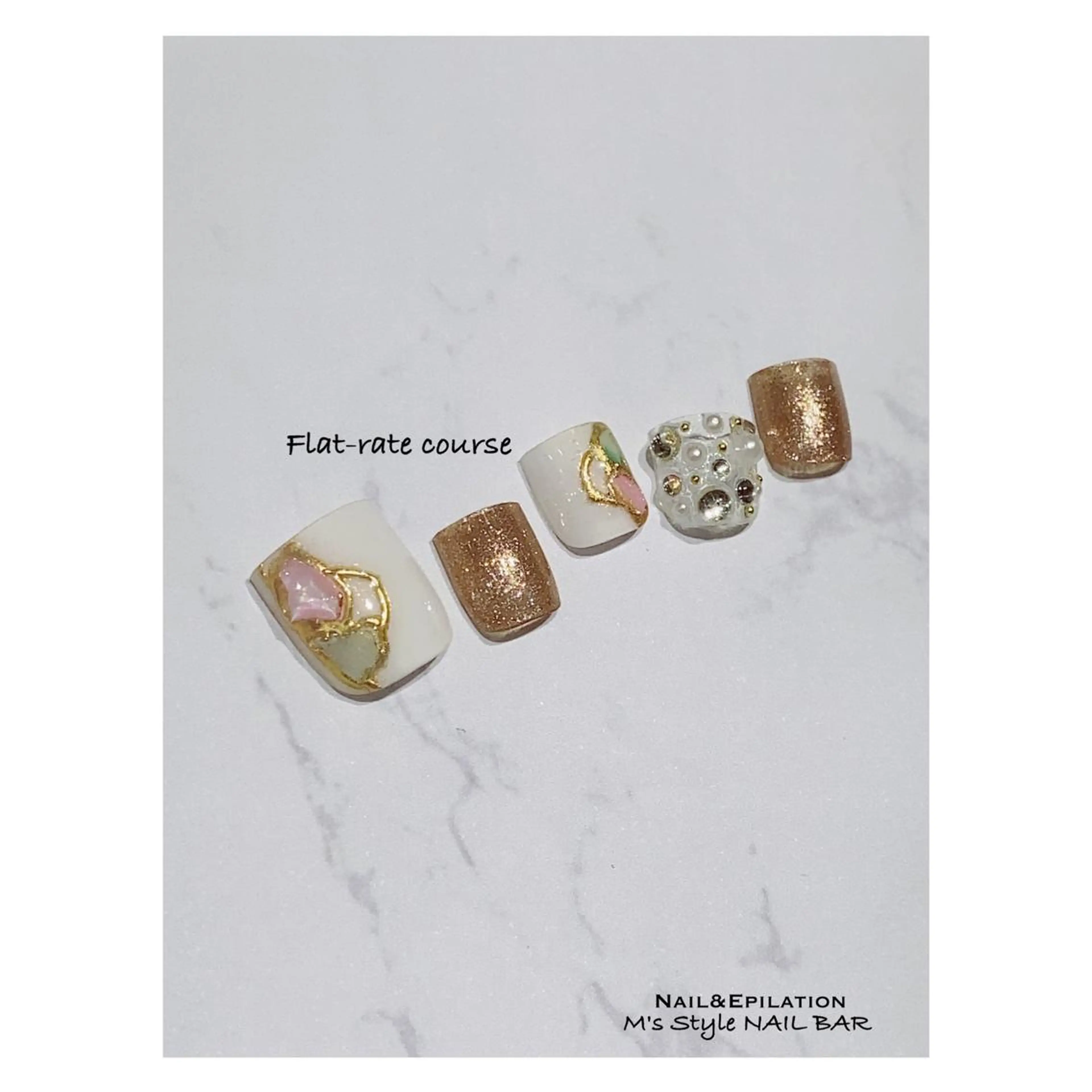 ネイル 成人式 入学式 卒業式 韓国ネイル ロングネイル M's Style NAIL BARのネイルデザイン