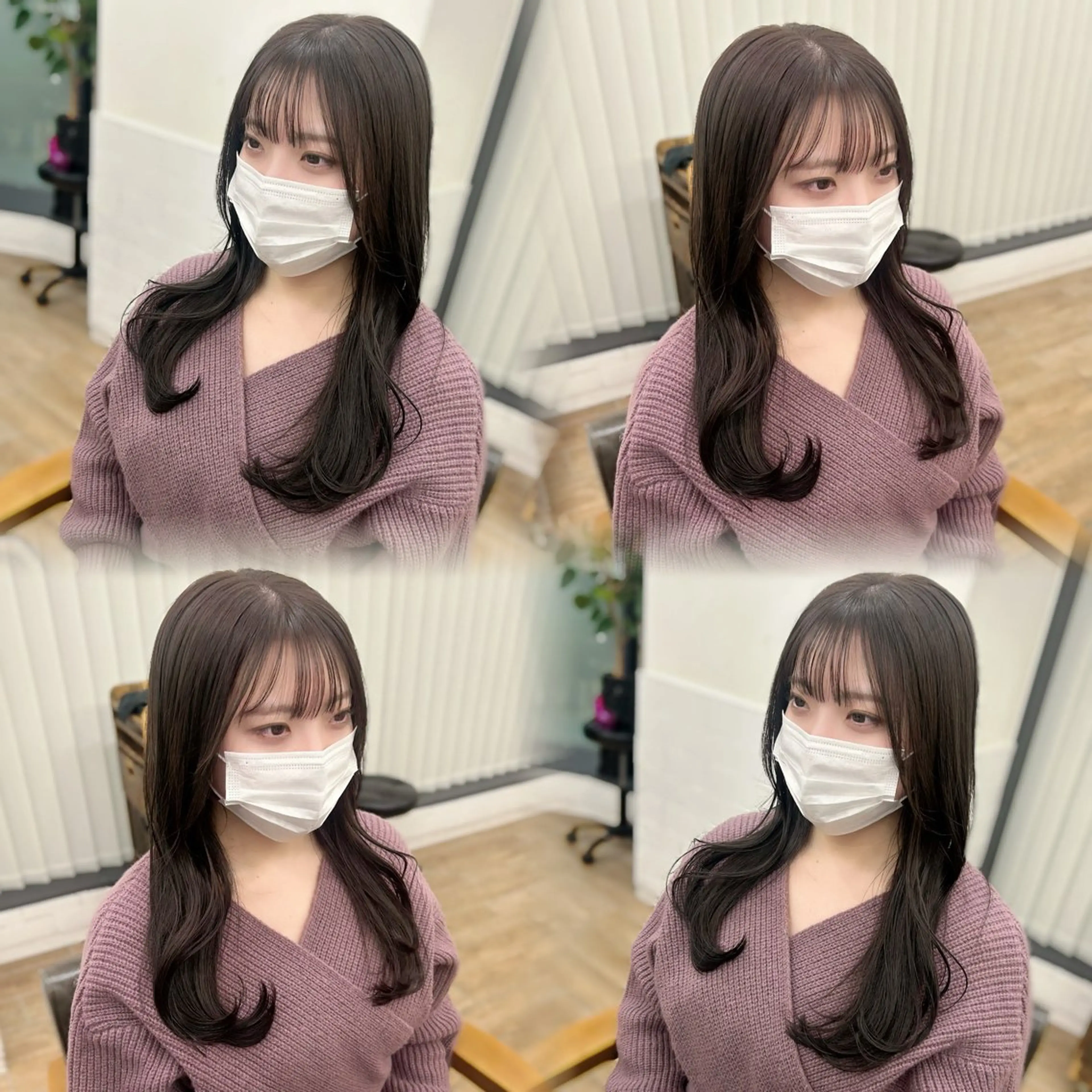 ロング カラー カット ヘアカラー 🎀オタク美容師艶髪 カラーERINA🎀のヘアスタイル