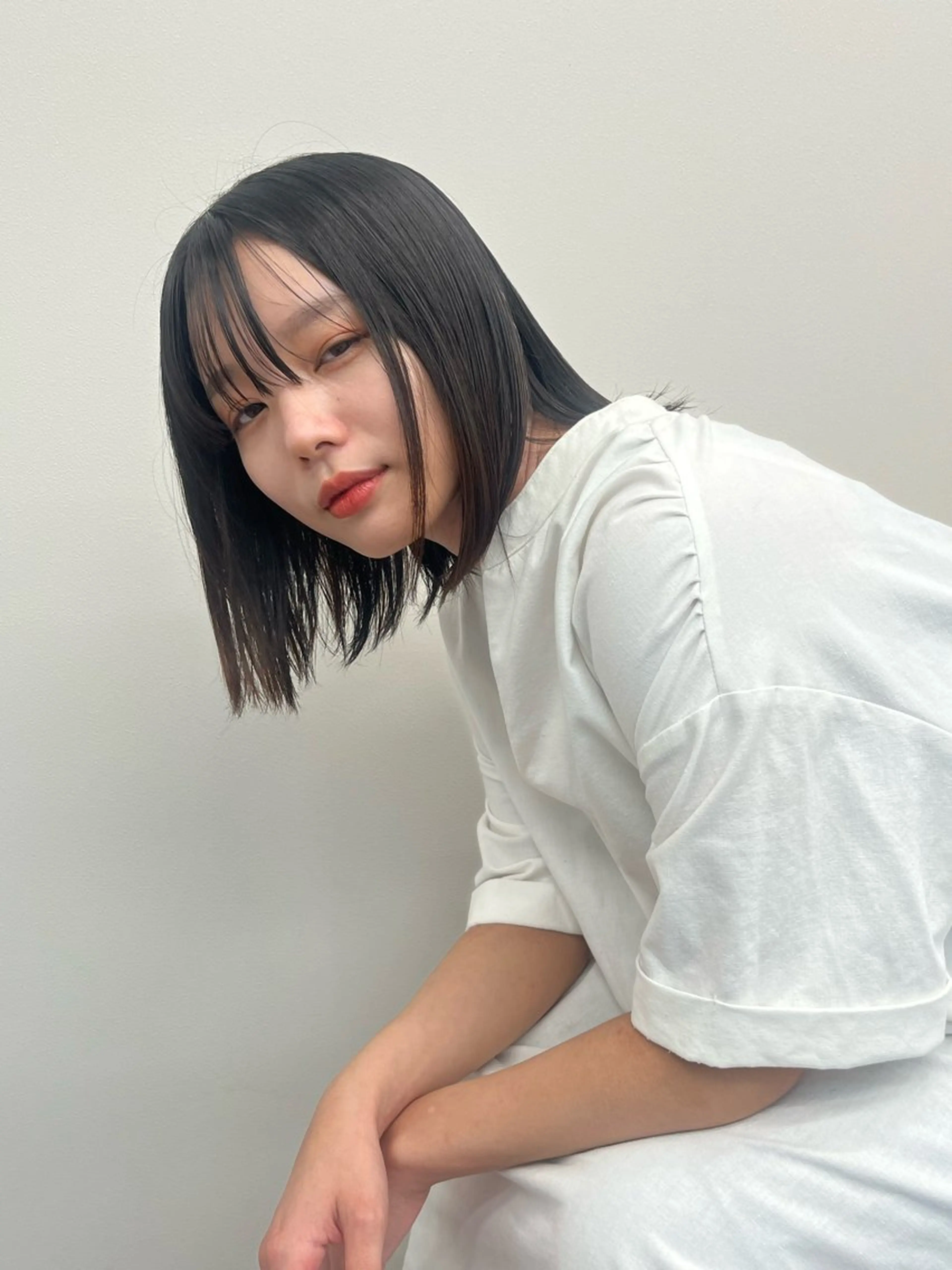 ショート カラー ボブ 大林 エリコのヘアスタイル