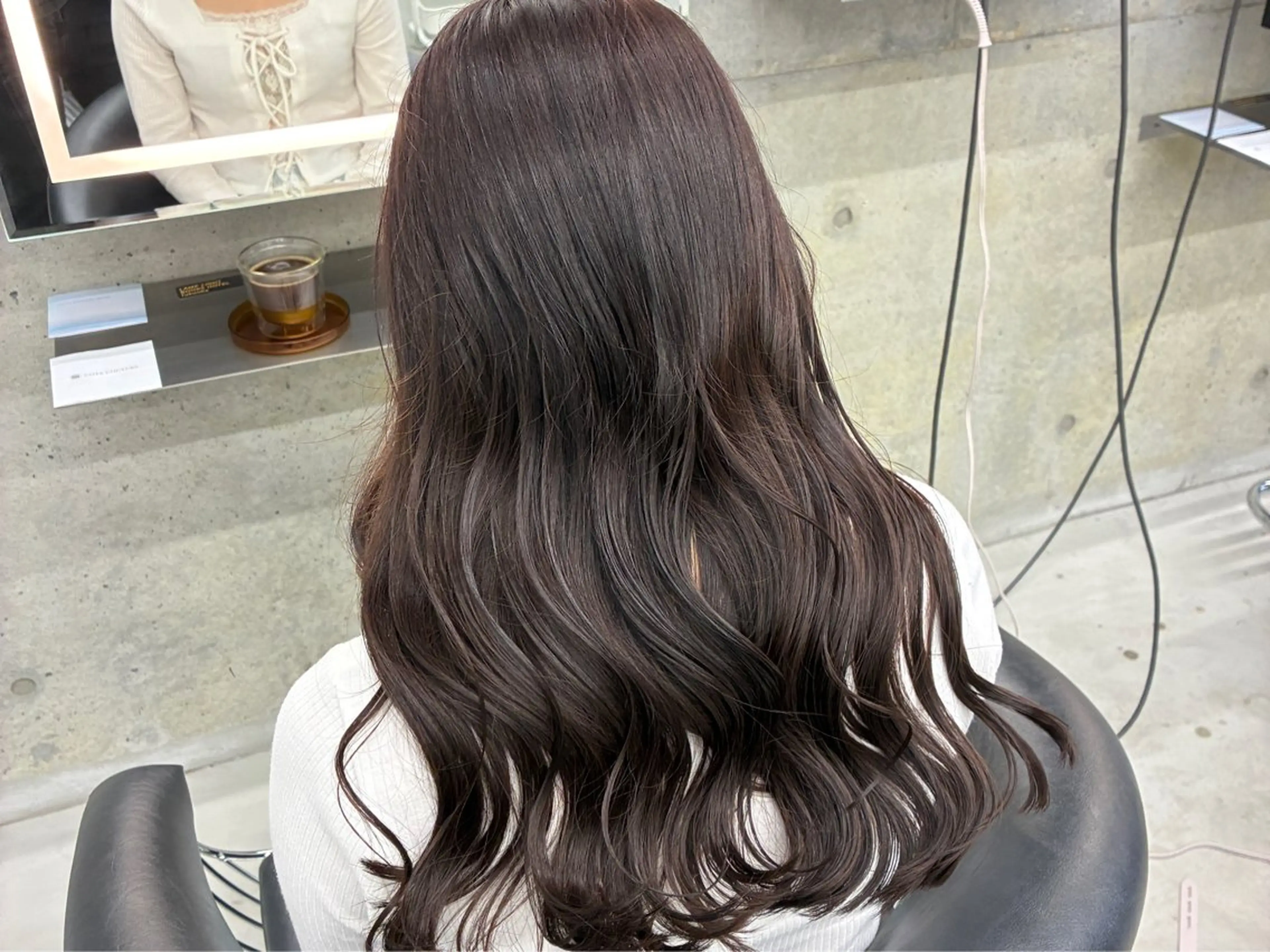 ロング ピンクブラウン ヘアカラー hikari/大名 /暖色カラーのヘアスタイル