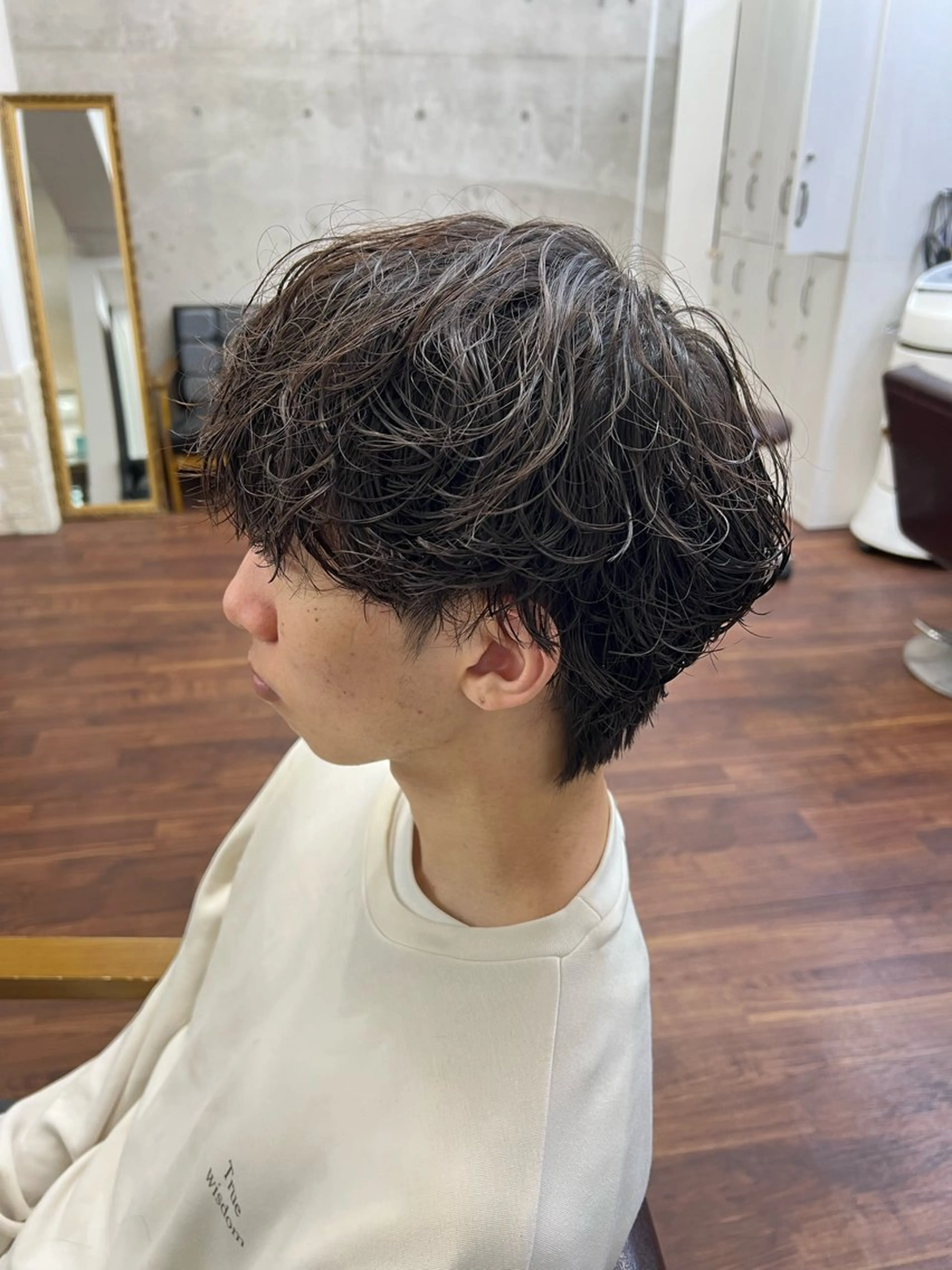 ショート パーマ メンズ メンズ韓国風 メンズパーマ 韓国風ヘア Yui/ショート /シャドウパーマのヘアスタイル