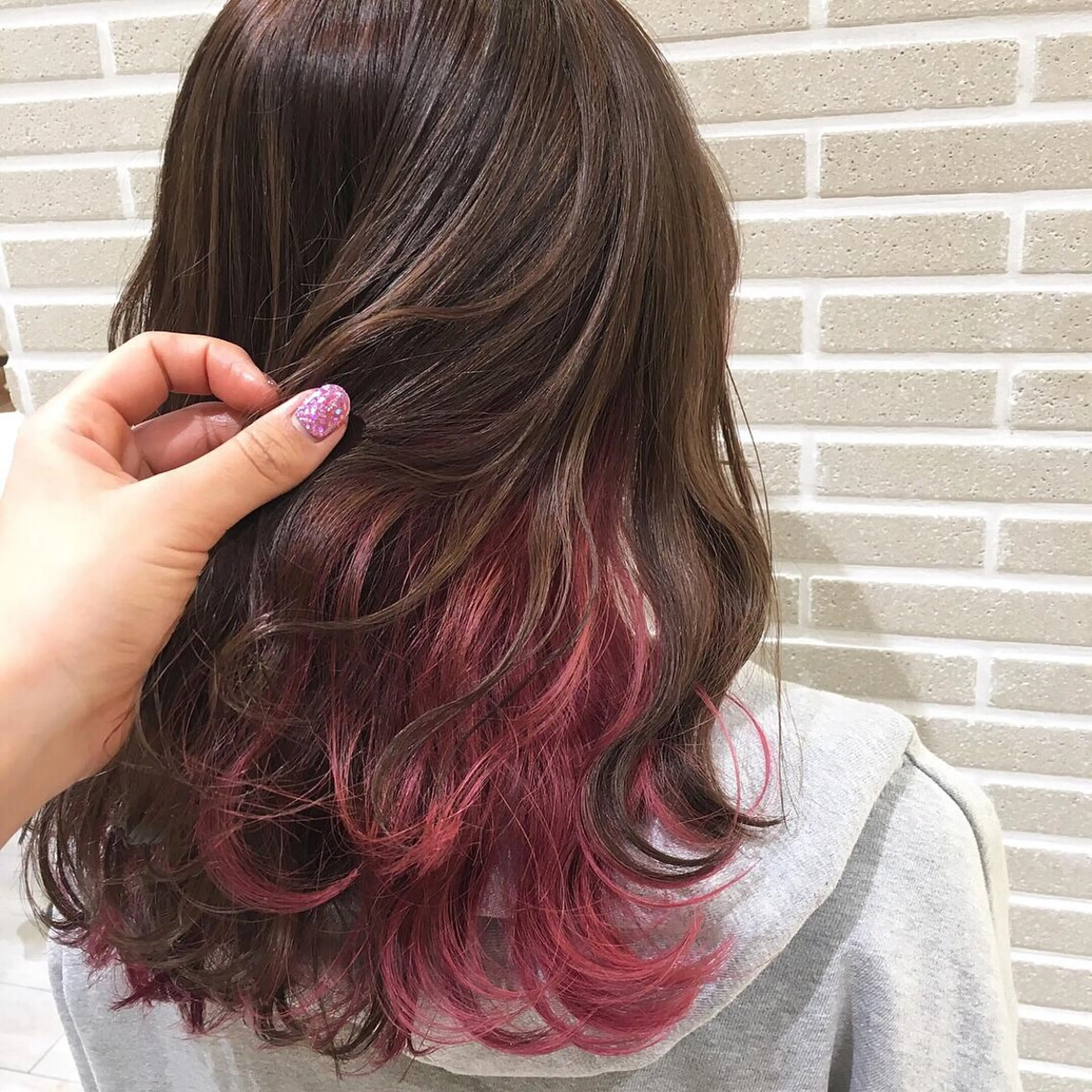 カラー ヘアカラー 植田 菜月のヘアスタイル