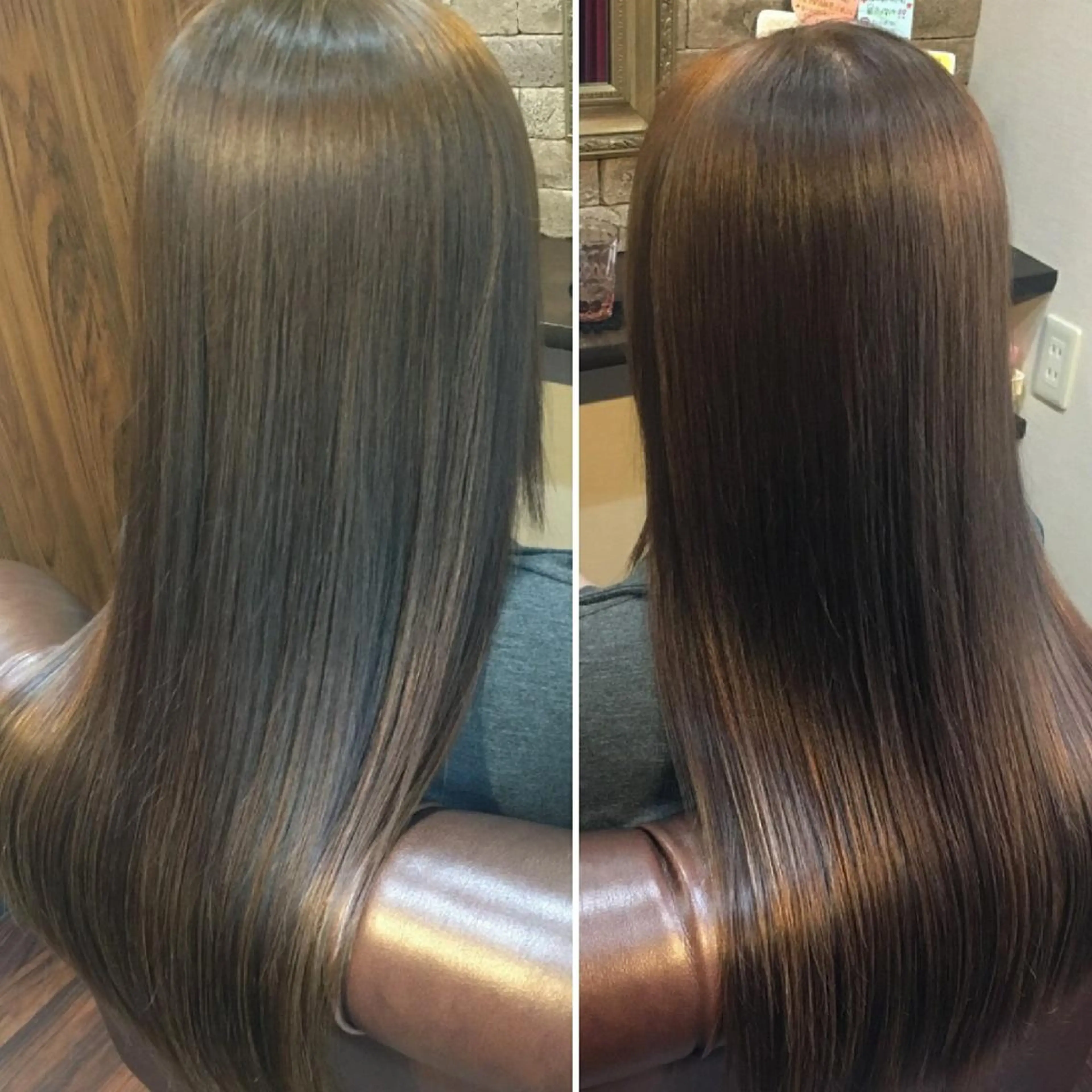 ロング カラー カット ヘアカラー トリートメント ヘッドスパ 美髪 カラーリストのヘアスタイル