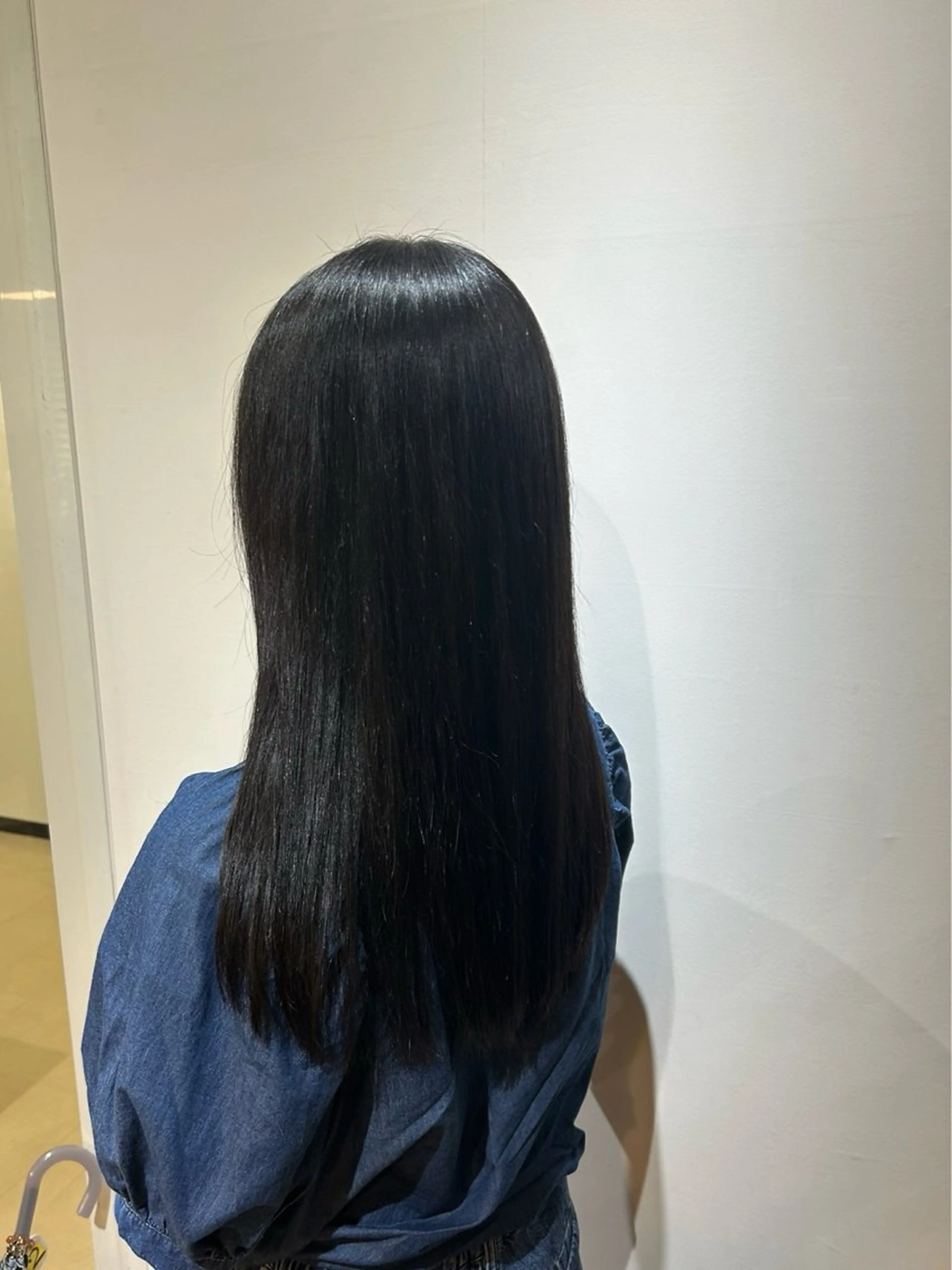 ロング 韓国風ヘア トリートメント ·.⟡ 福田 彩乃 透明感カラー🪄🩵のヘアスタイル