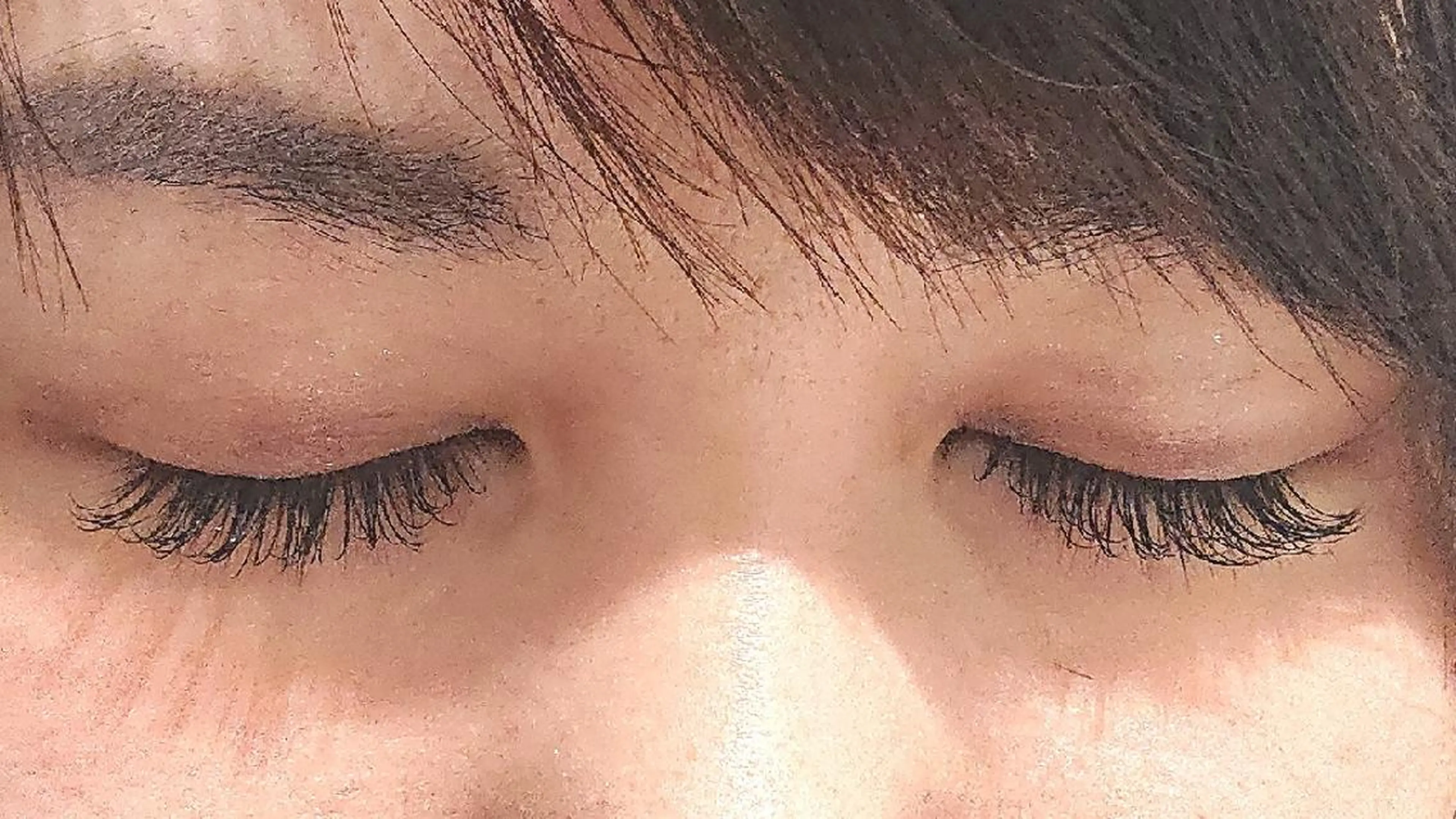 マツエク・マツパ Cカール 目尻長め blossom🌺 井比のマツエク・マツパデザイン