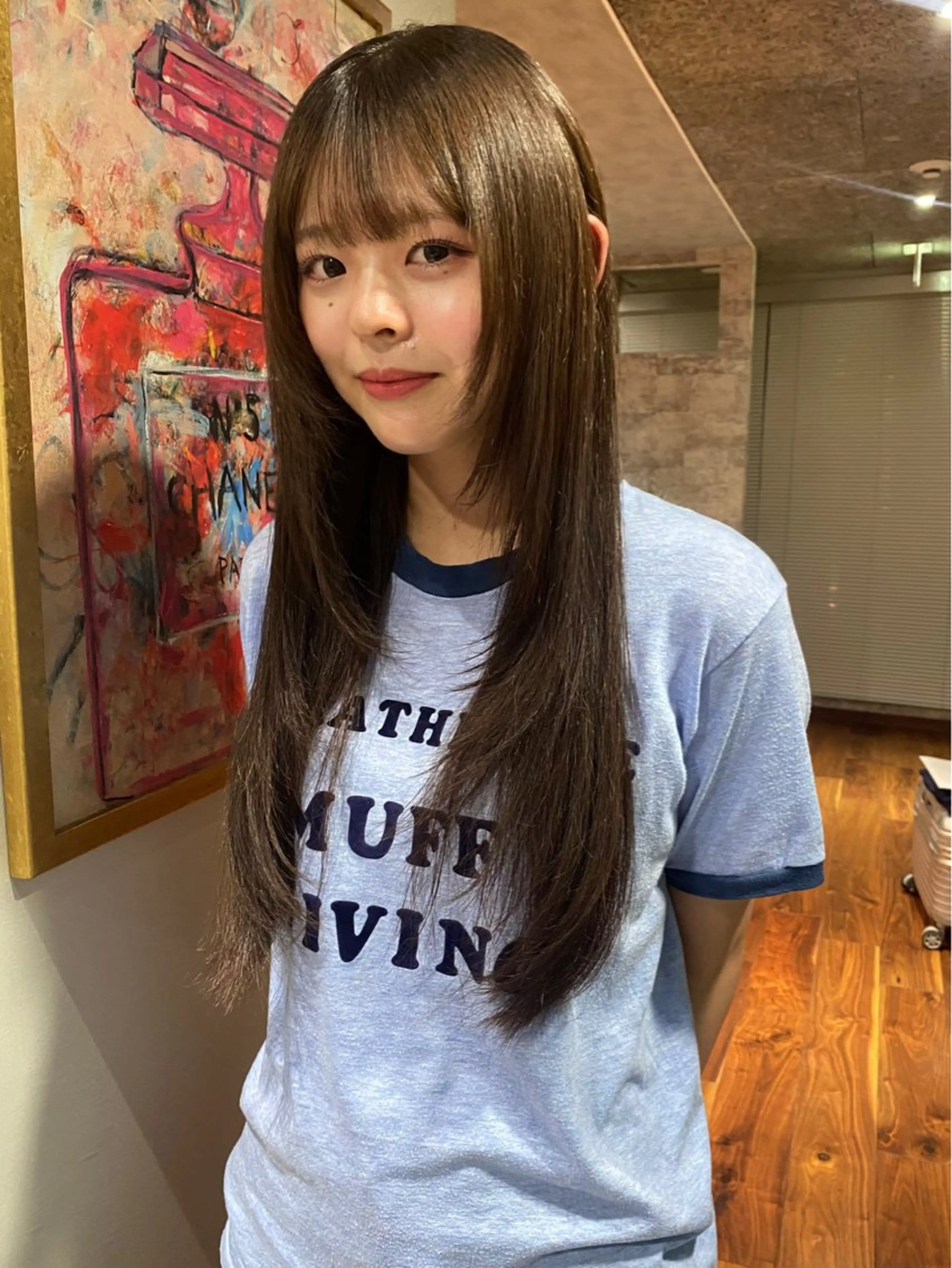 ロング カラー 透明感カラー カット ヘアカラー トリートメント mai / linoah˚✧のヘアスタイル