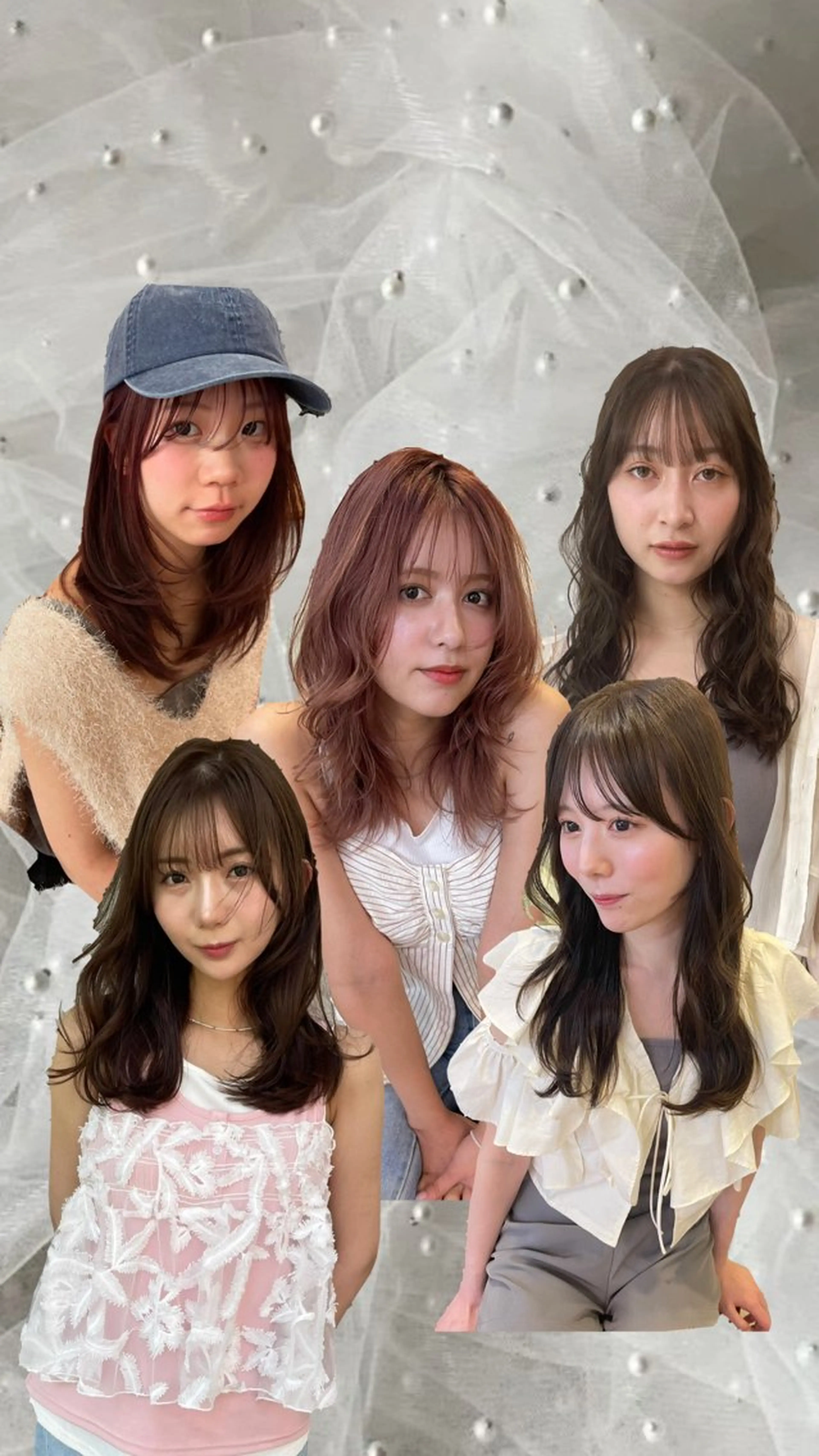 セミロング カラー カット ヘアカラー トリートメント hanae 福岡/ 西新美容室のヘアスタイル