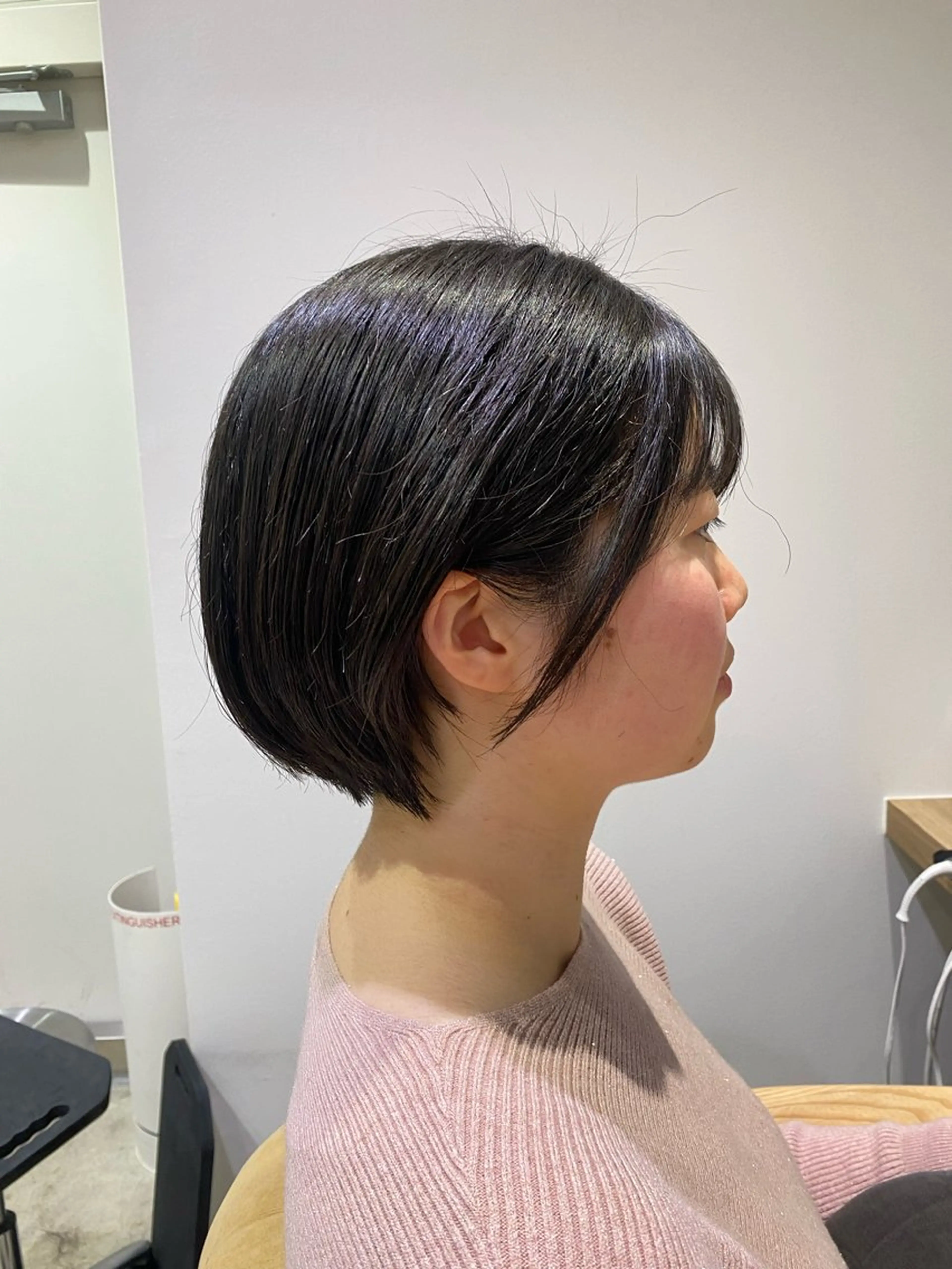 ショート ショートヘア fumi🪞血色感 アップ艶カラーのヘアスタイル