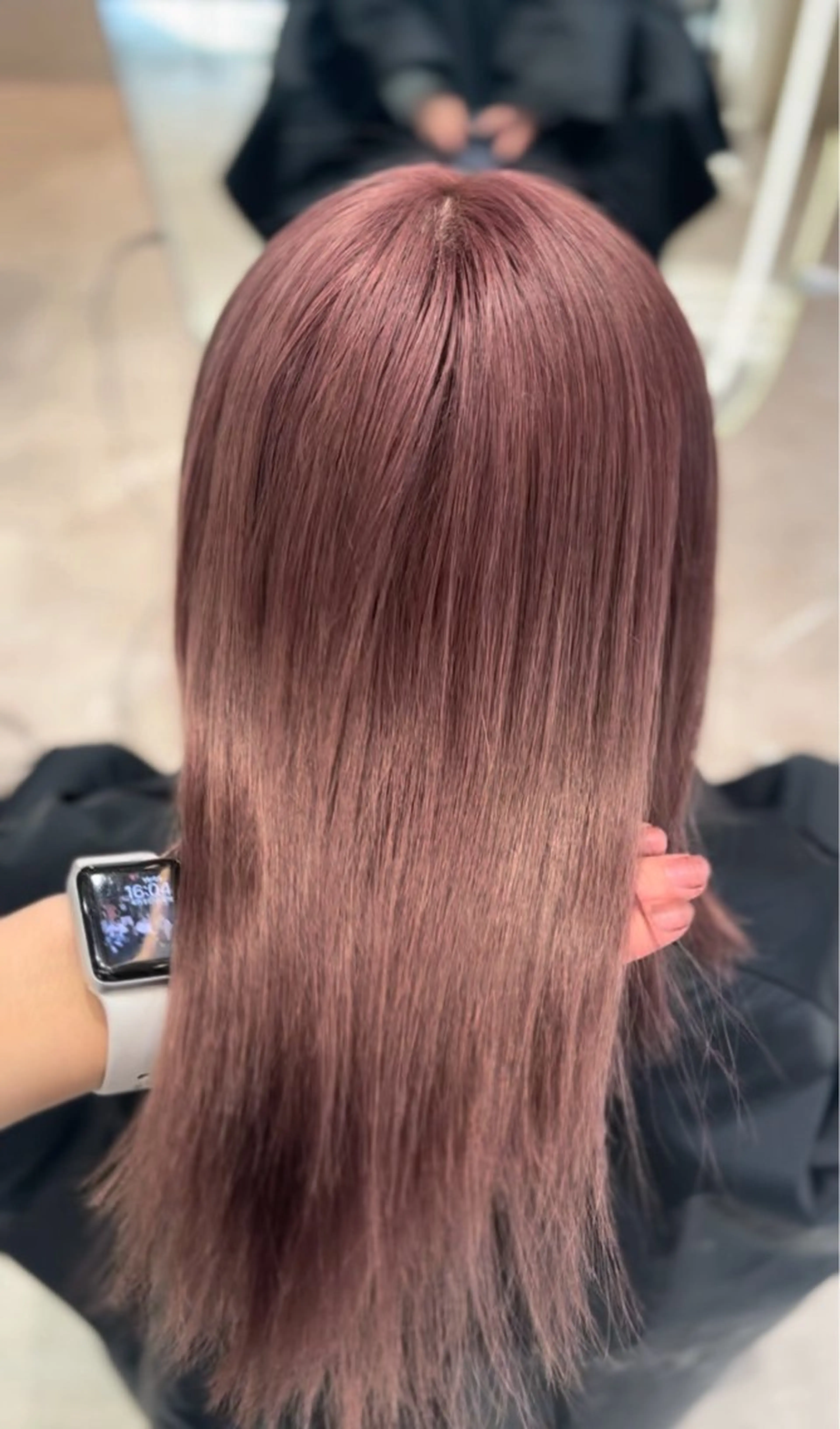 ロング ヘアカラー トリートメント 韓国ヘア/館林美容室 /髪質改善/涼のヘアスタイル