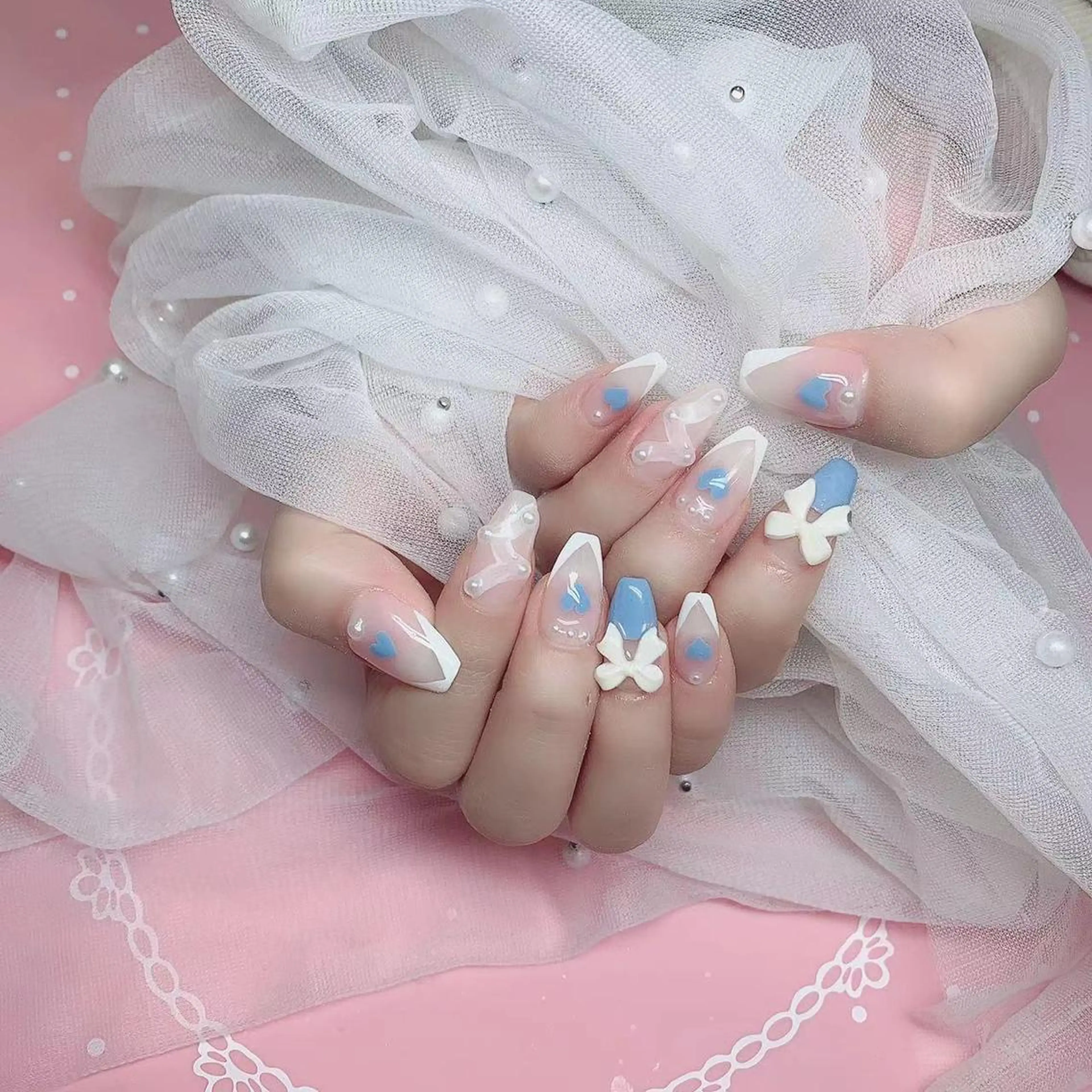 ネイル 長さ出し スカルプネイル Nail Salon kihi大塚店のネイルデザイン