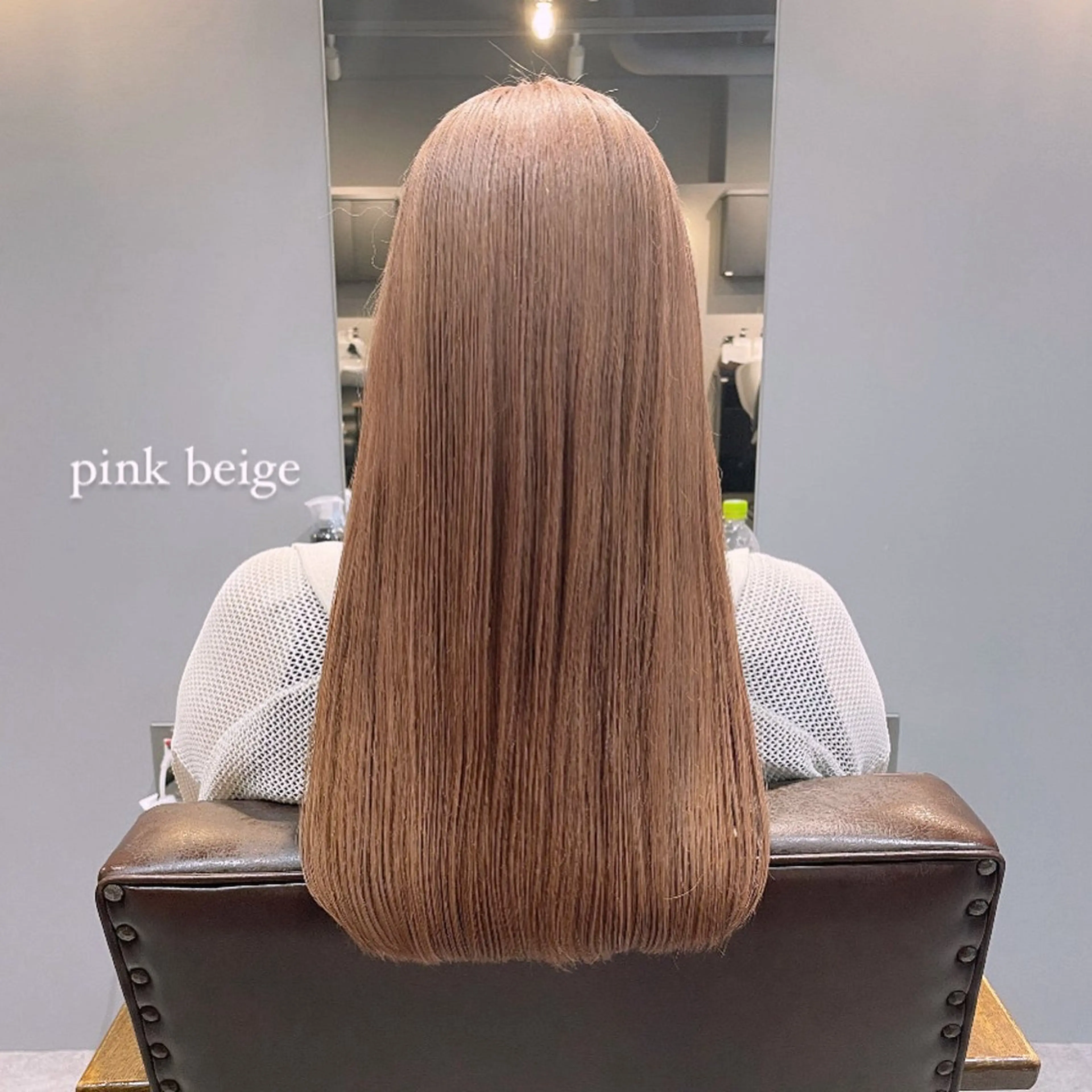 ロング カラー ブリーチ ピンクカラー Mimi🎀ブリーチ なし透明感 Ｗカラーのヘアスタイル