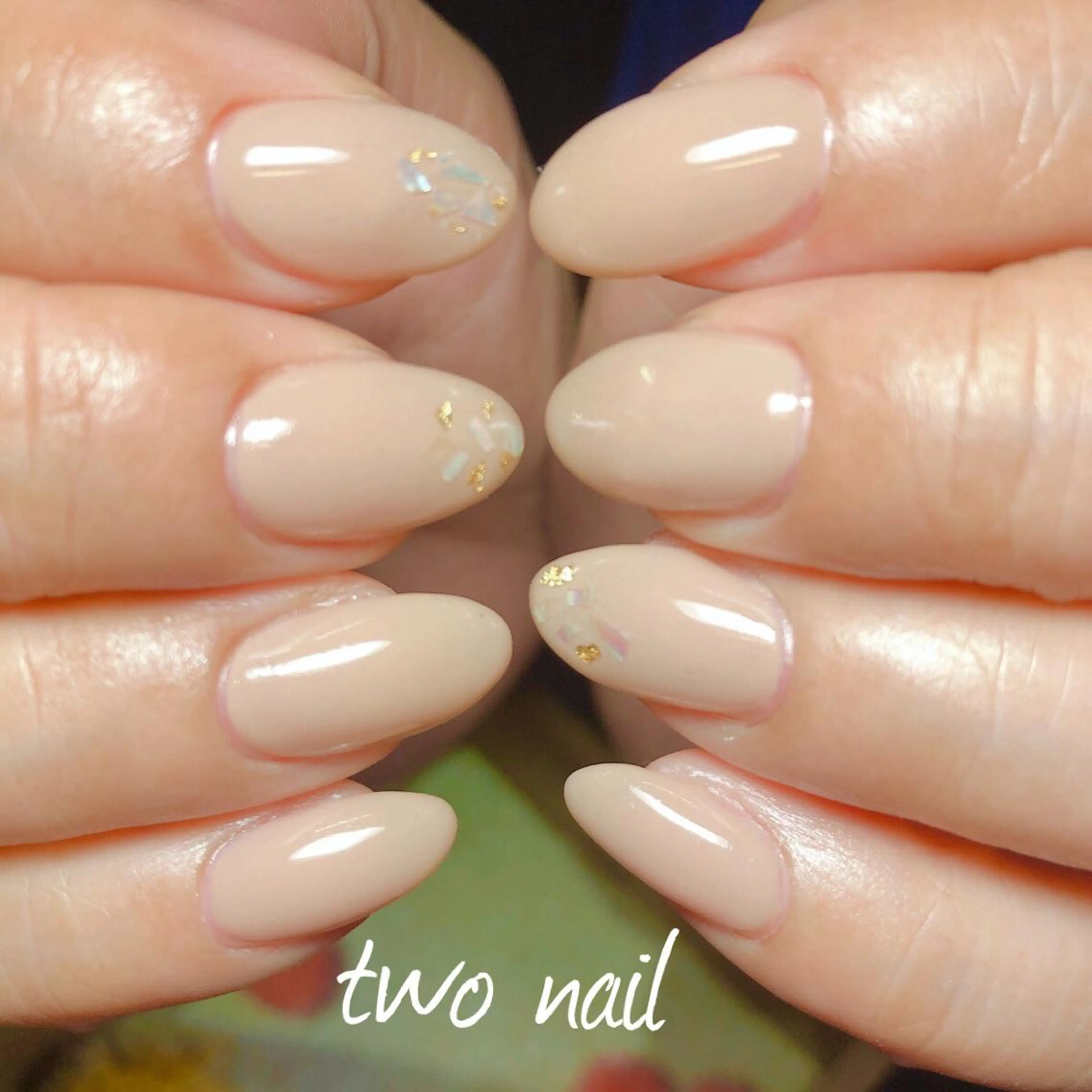 ネイル ワンカラーネイル two nailのネイルデザイン