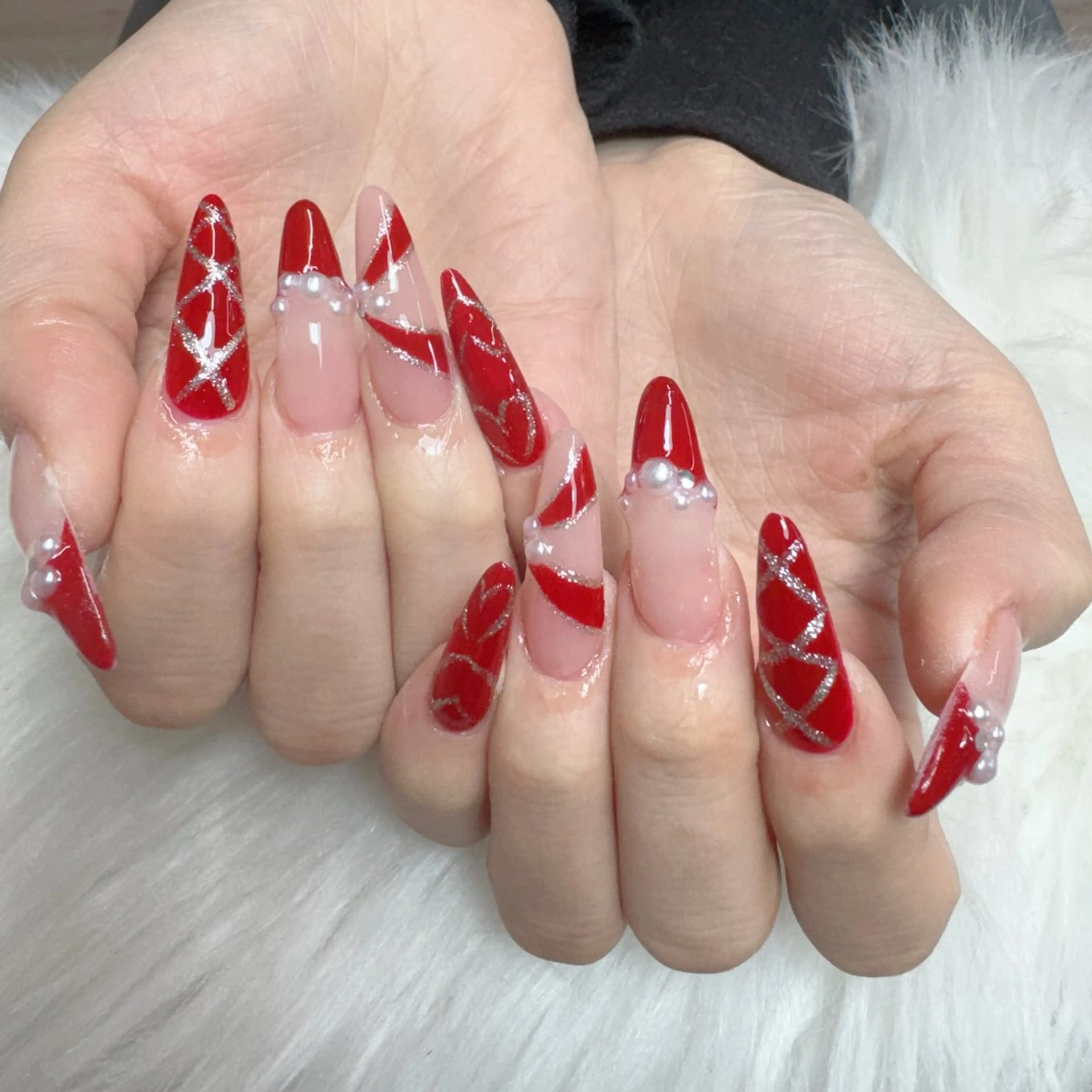 ネイル ハンドネイル 🎀nana🫧 ワンホンネイル🎀のネイルデザイン