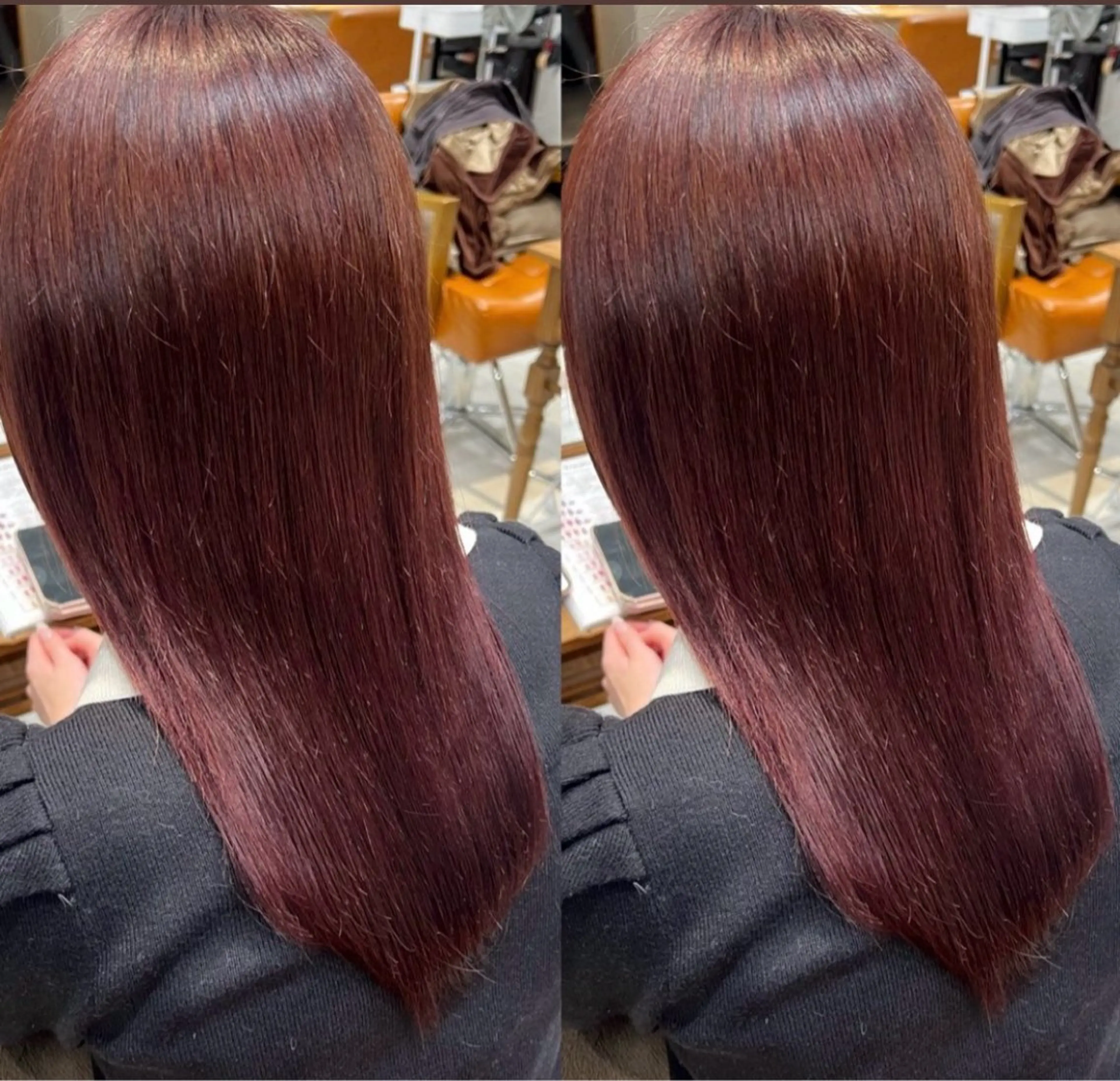 ロング カラー ヘアカラー 艶カラー／藤平 優也のヘアスタイル