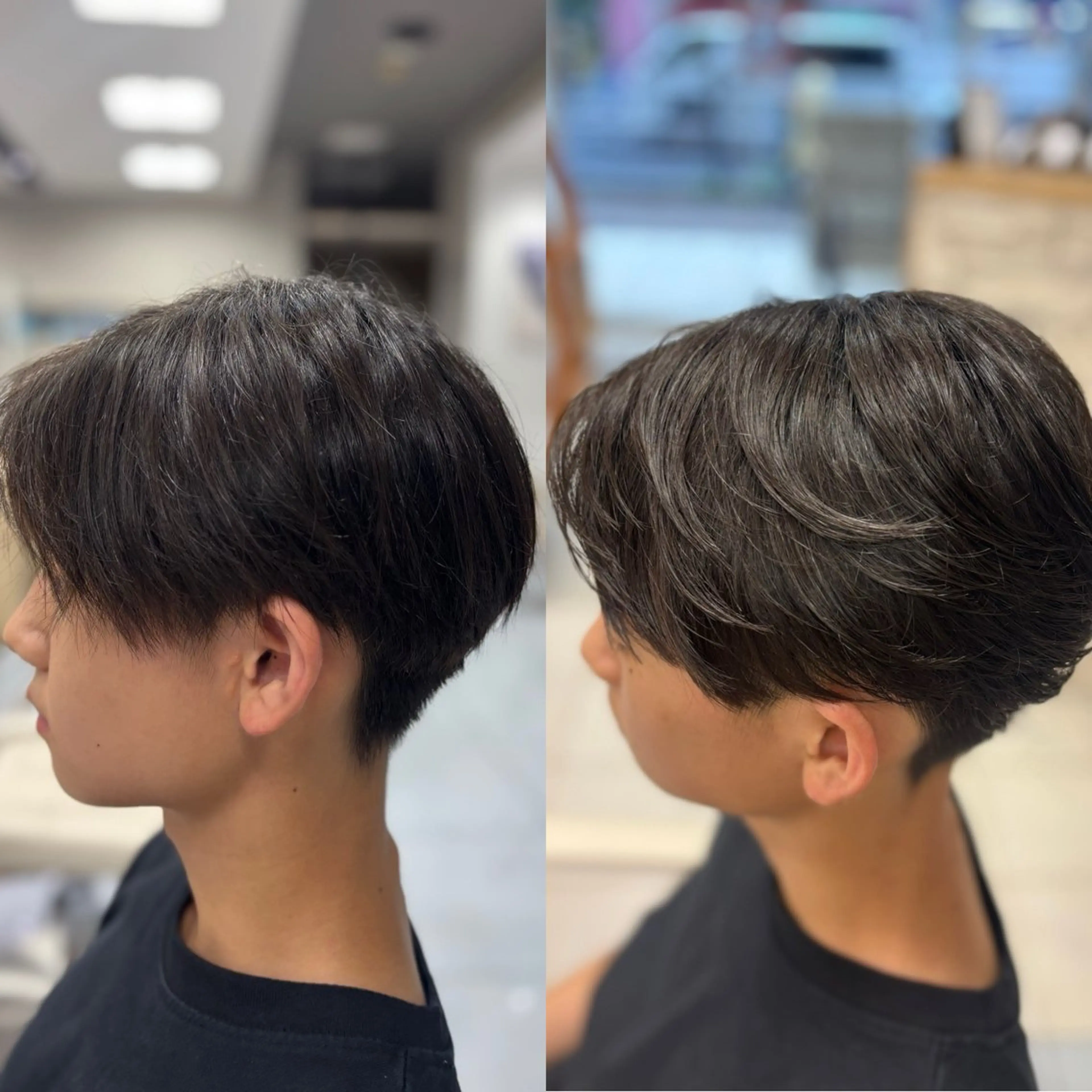 ショート パーマ メンズ カット パーマ メンズ特化韓国風 パーマスタイル/りんのヘアスタイル