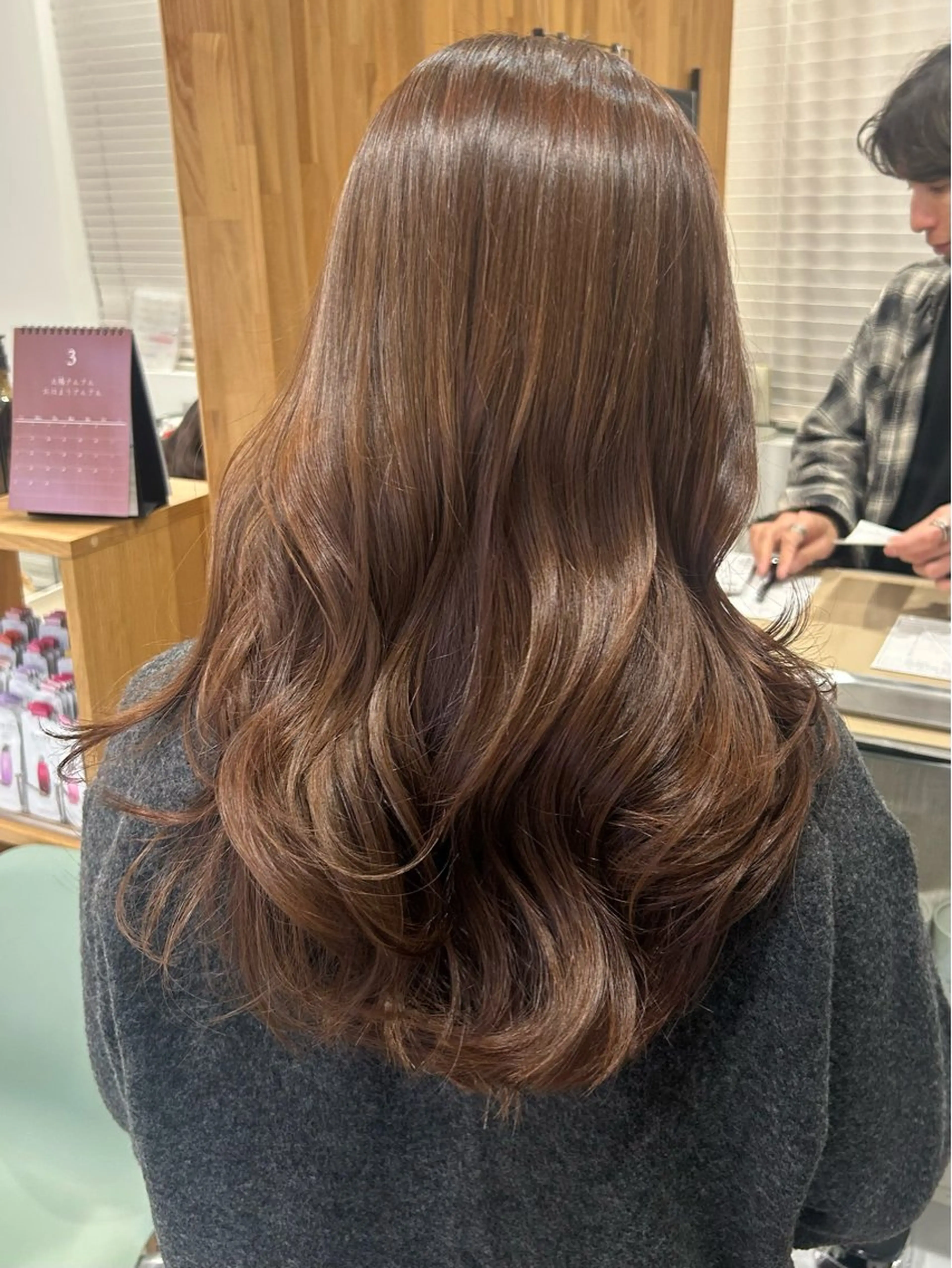 ロング カット ヘアカラー トリートメント 韓国ヘア ‎⟡.·KANA🐥のヘアスタイル