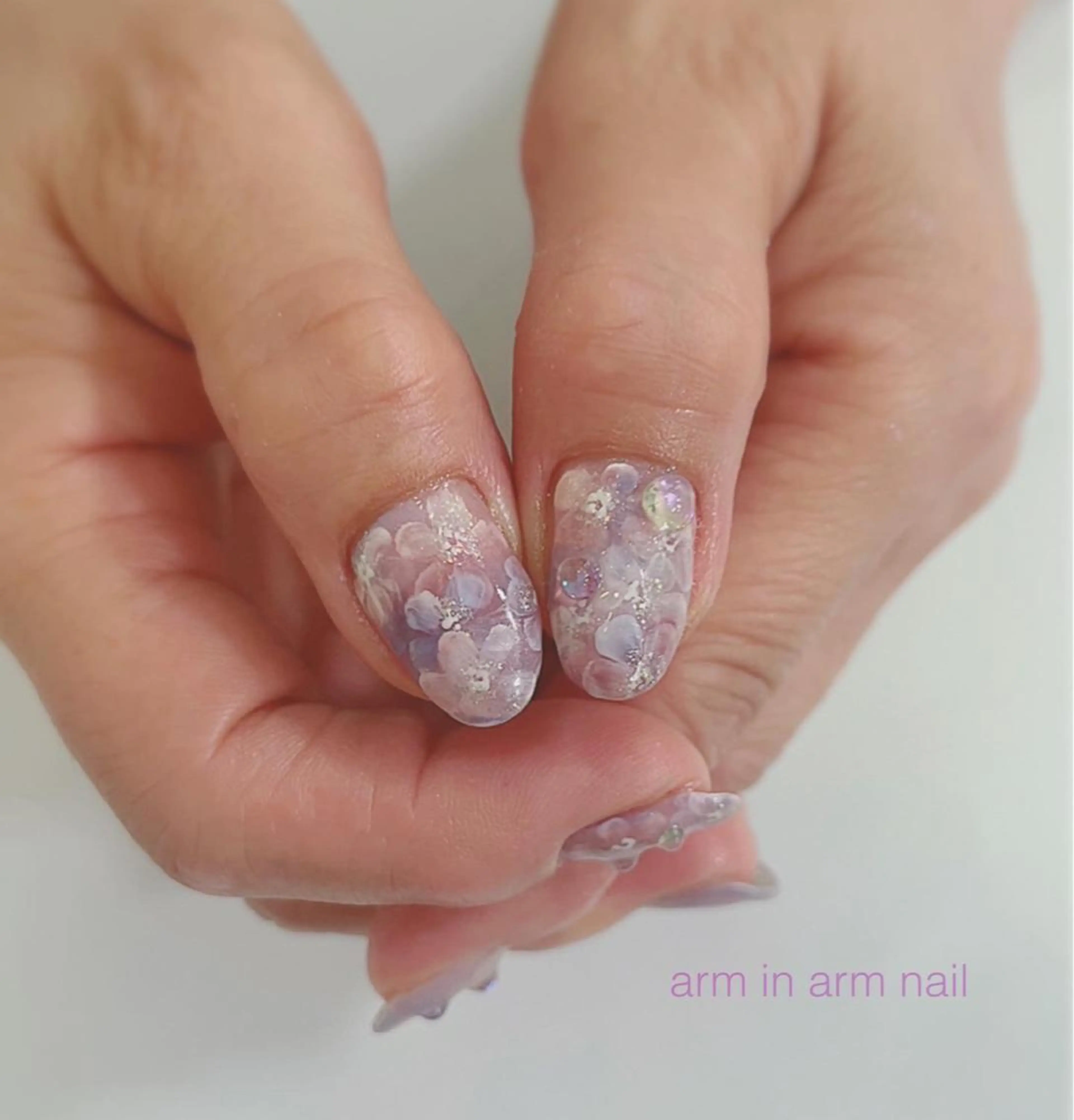 ネイル arm in arm ︎✿Yamamotoのマツエク・マツパデザイン