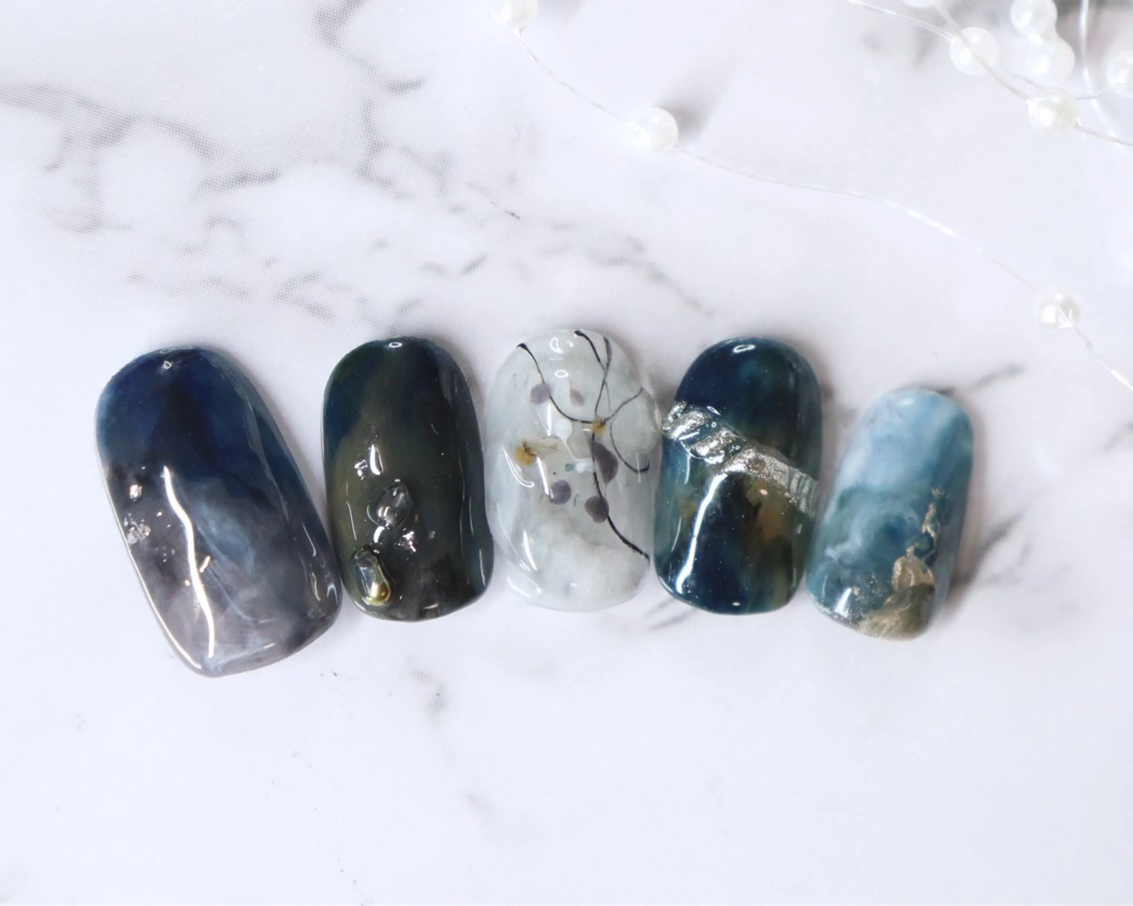 ネイル ジェルネイル ニュアンスネイル 河内長野/三日市町駅 ネイリスト　りかのネイルデザイン